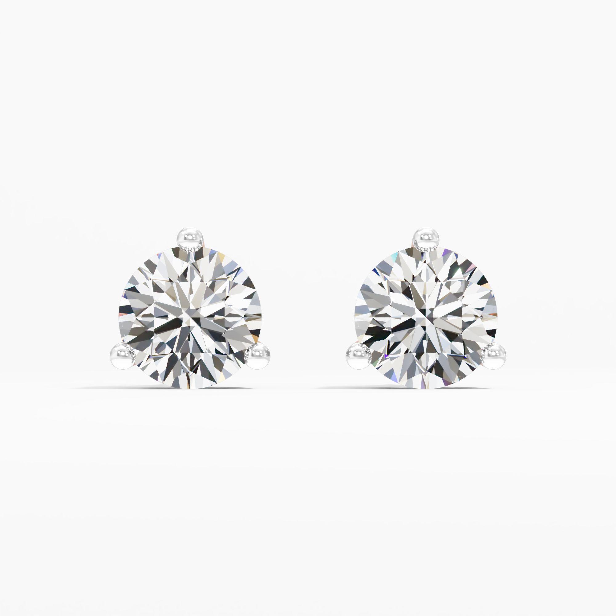 Eternal Radiance Solitaire Earrings