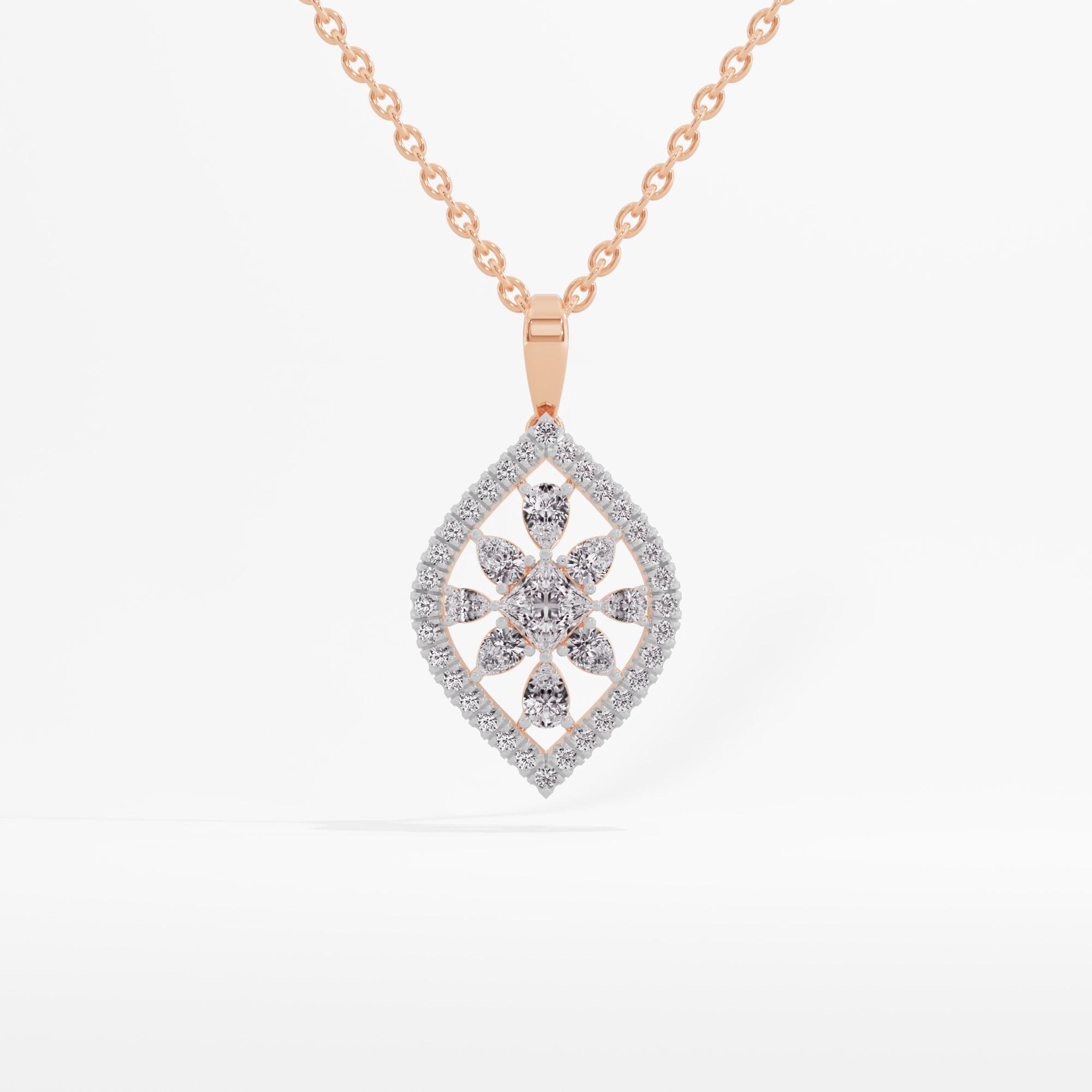 Cosmic Glow Solitaire Pendant