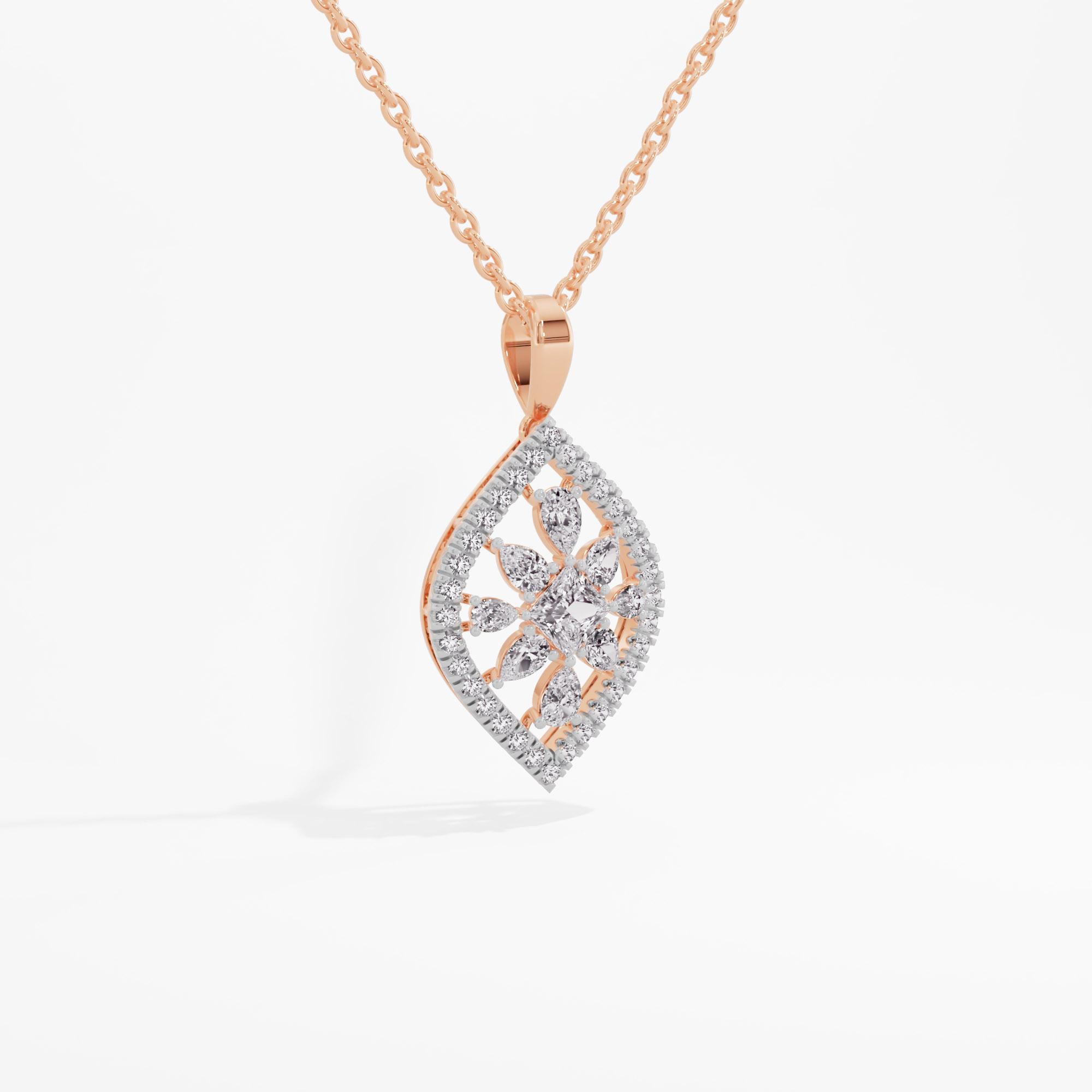 Cosmic Glow Solitaire Pendant