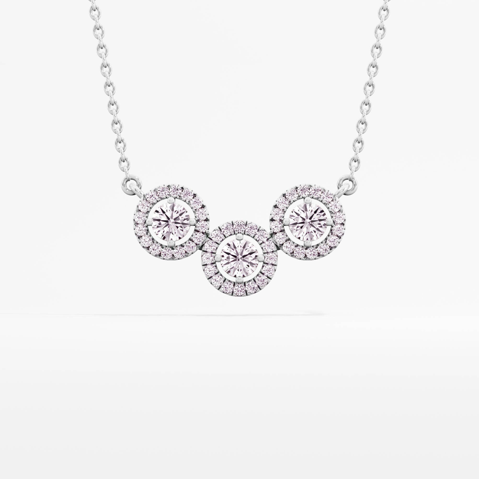 Stellar Glam 3 Stone Halo Mangalsutra