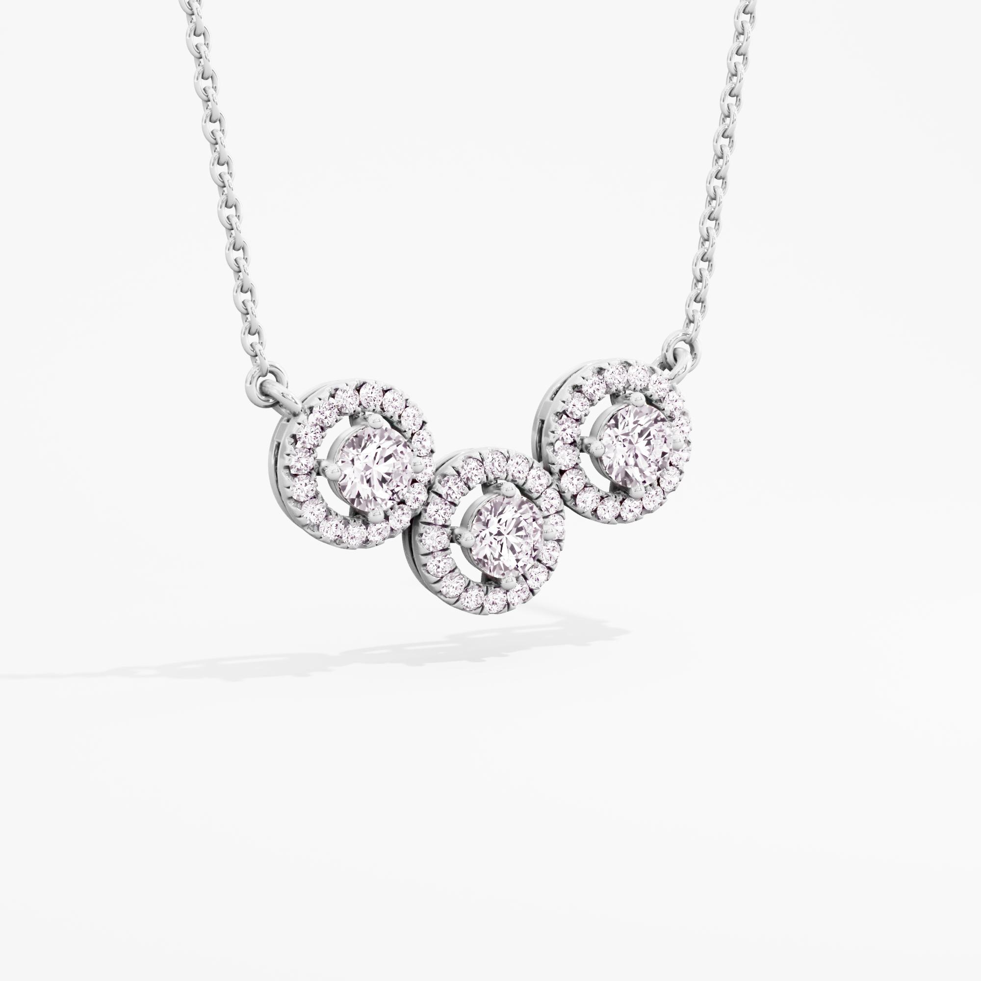 Stellar Glam 3 Stone Halo Mangalsutra