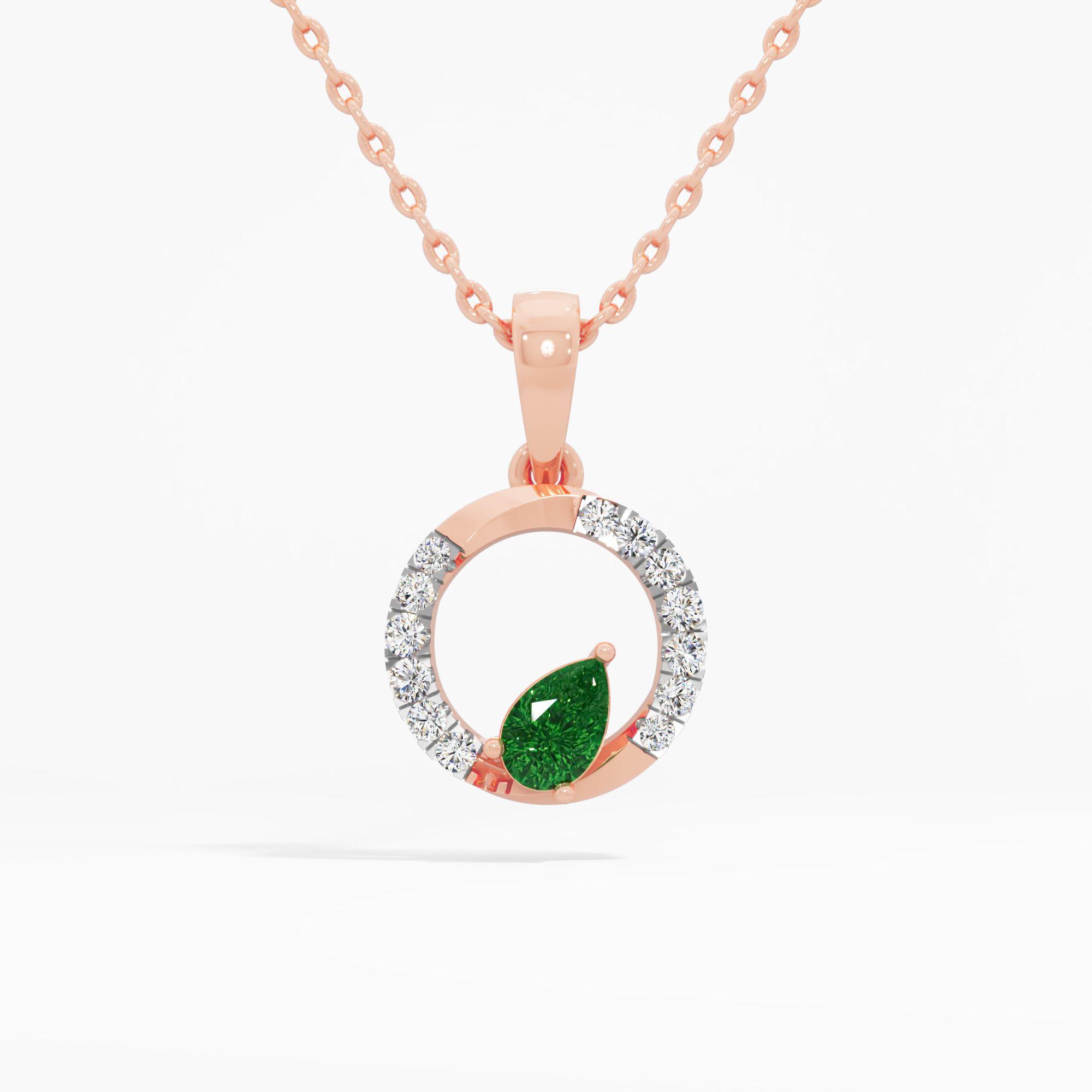 The Infinite Orbit Emerald Pendant