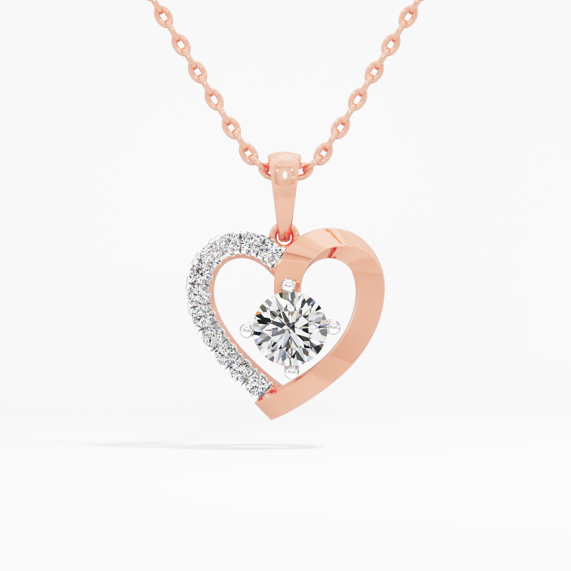 Dazzling Harmony Heart Pendant