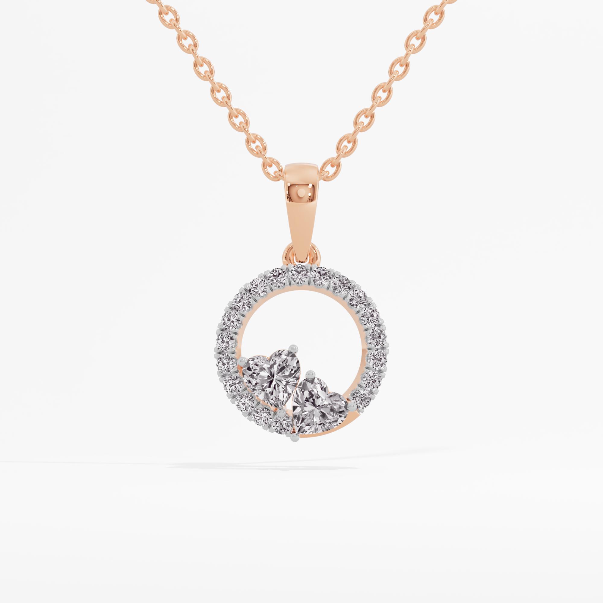 Cordelia Amour Solitaire Heart Pendant