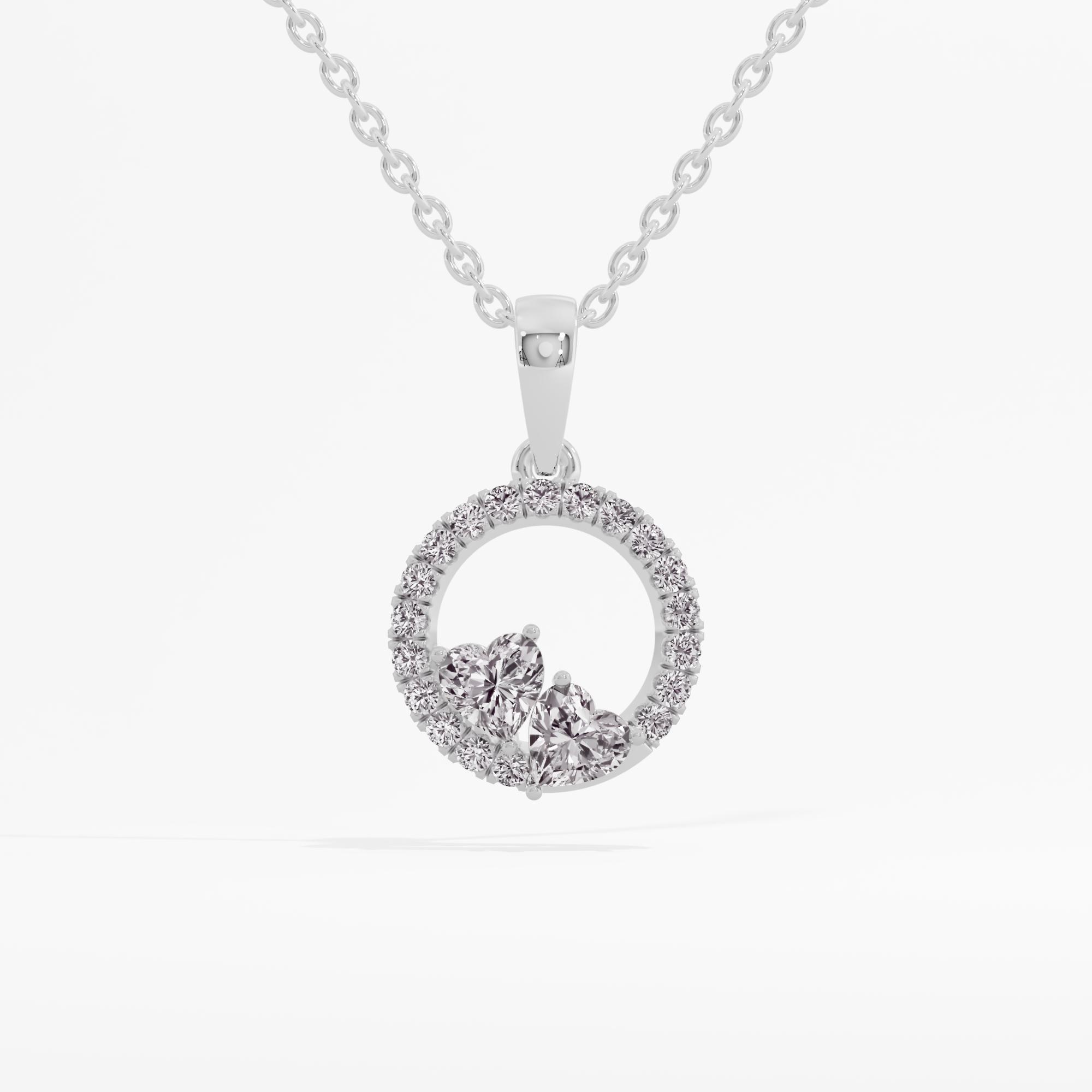Cordelia Amour Solitaire Heart Pendant