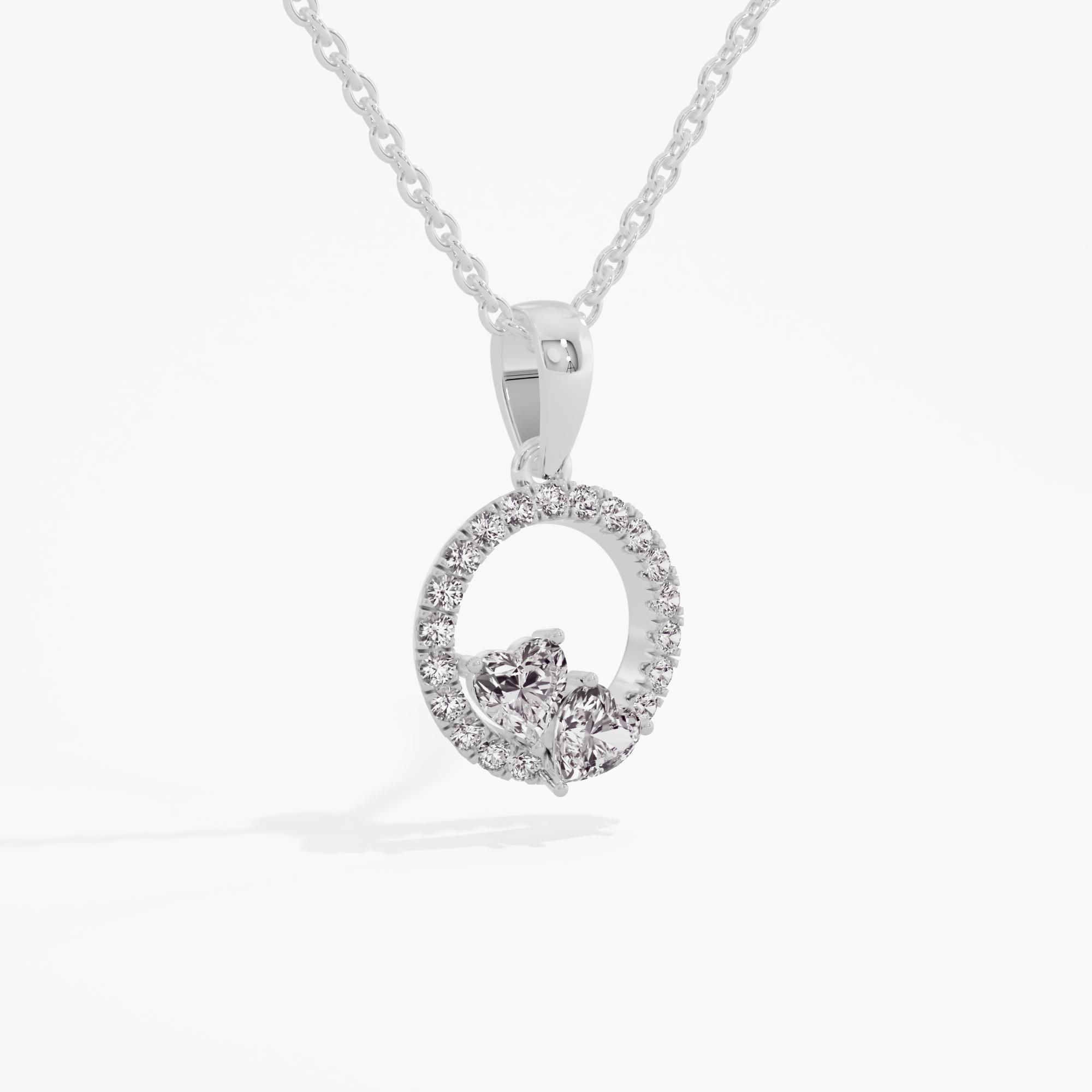 Cordelia Amour Solitaire Heart Pendant