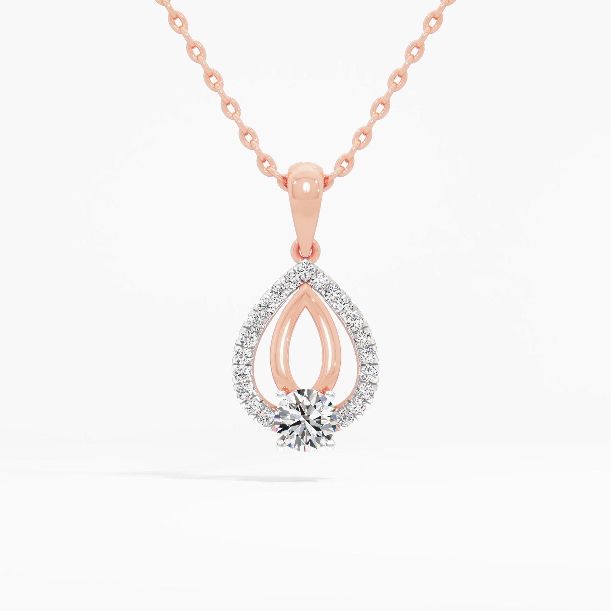 Eternal Dewdrop Solitaire Pendant