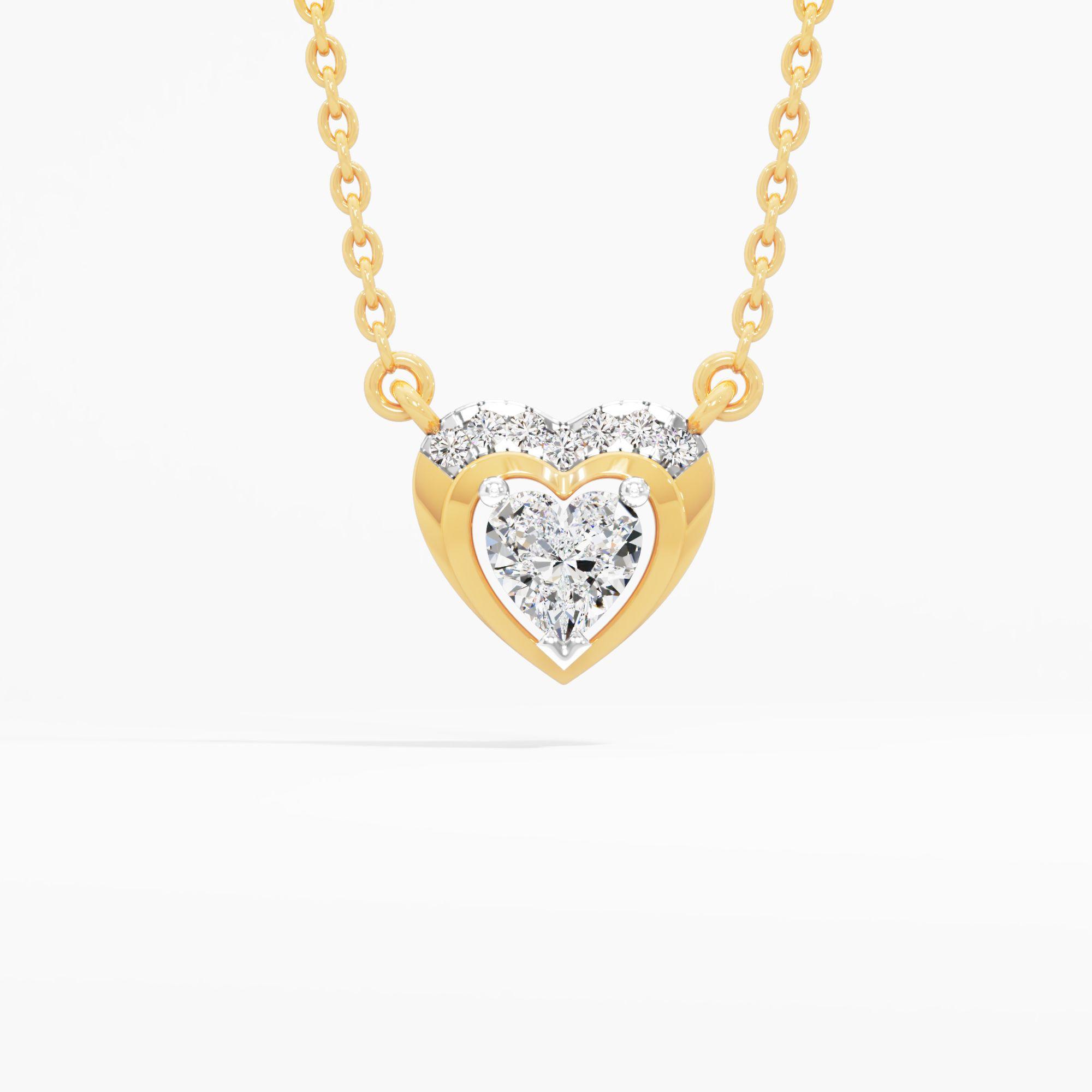 Queen of Hearts' Diamond Pendant