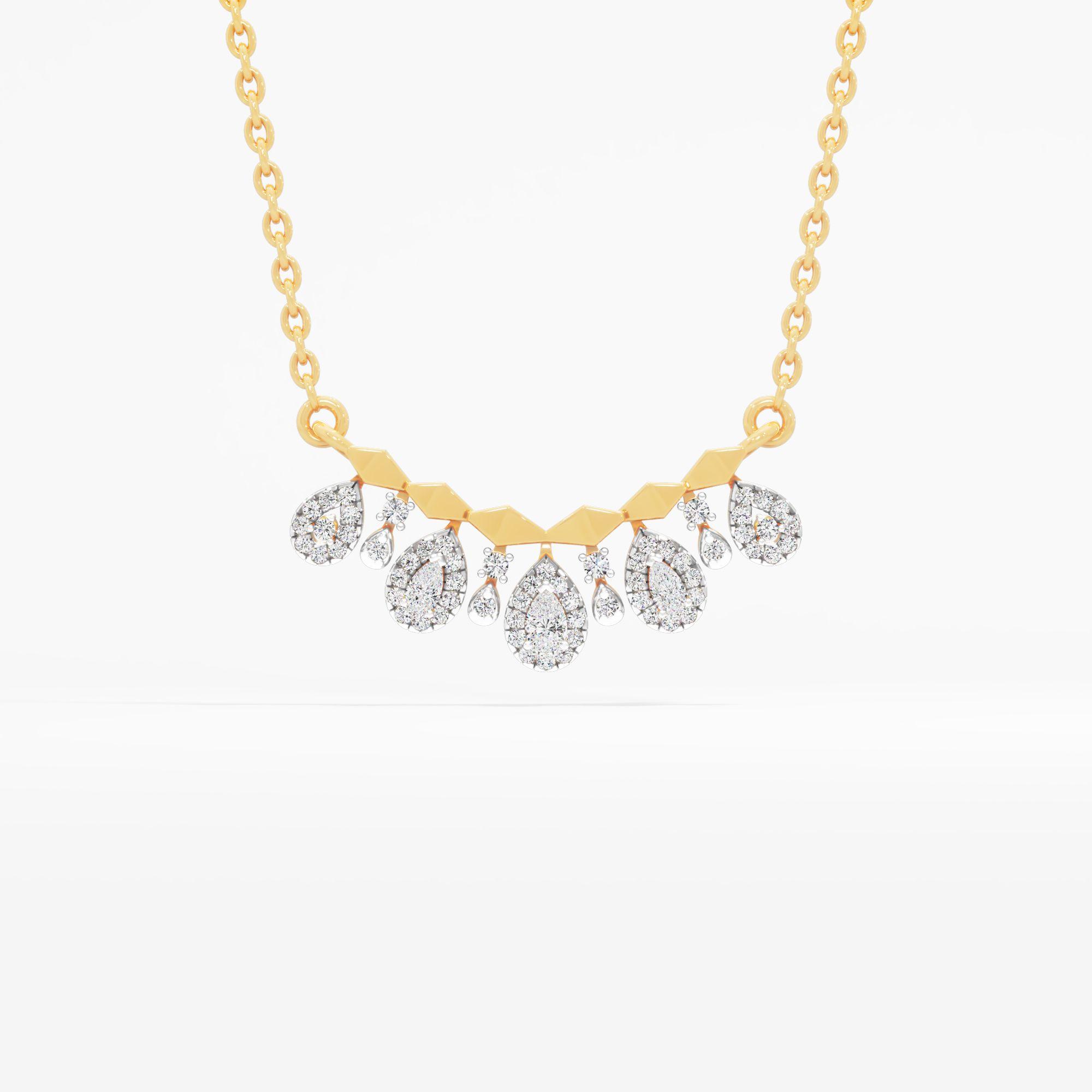 Elegant Teardrop Festoon Pendant