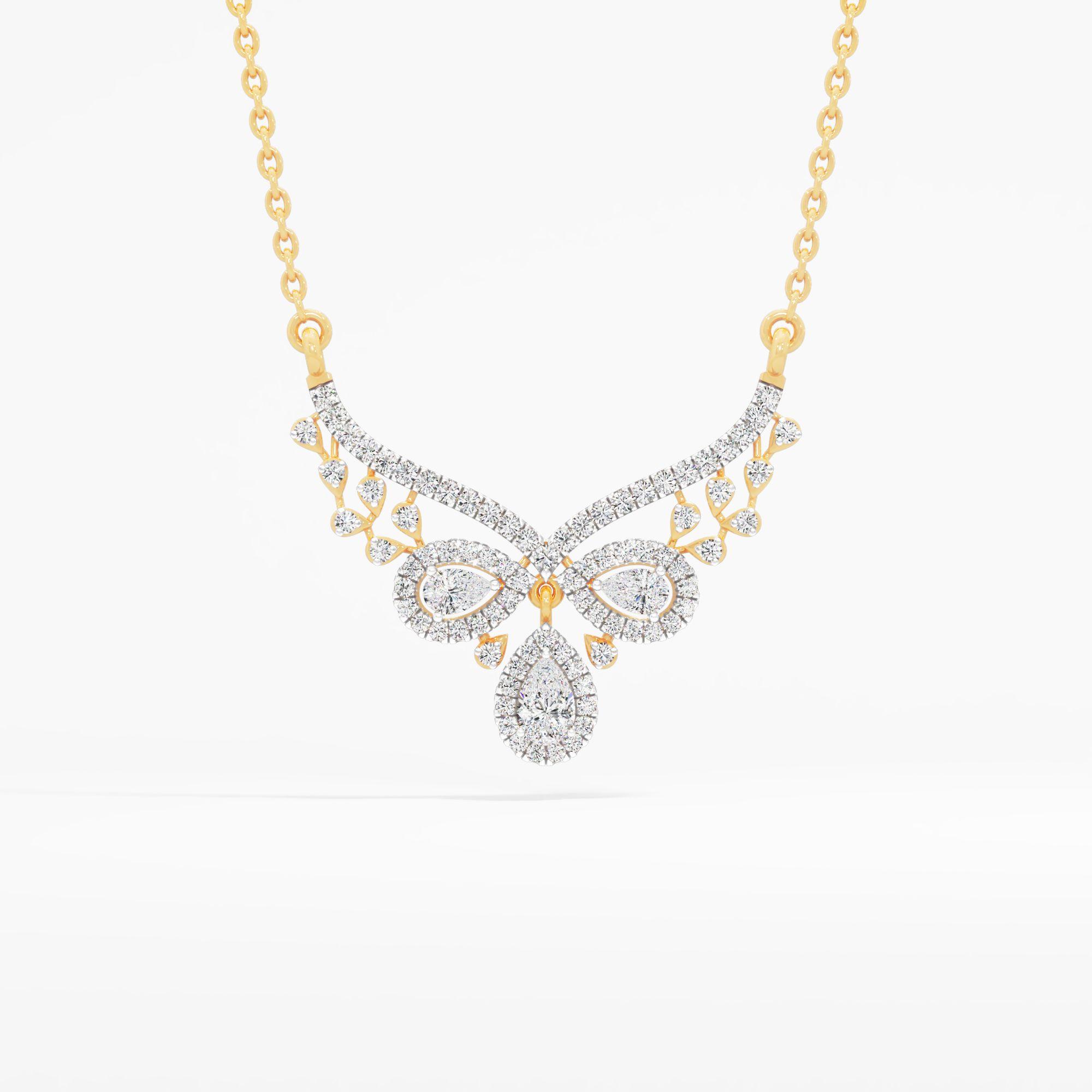 Teardrop Bloom Festoon Pendant