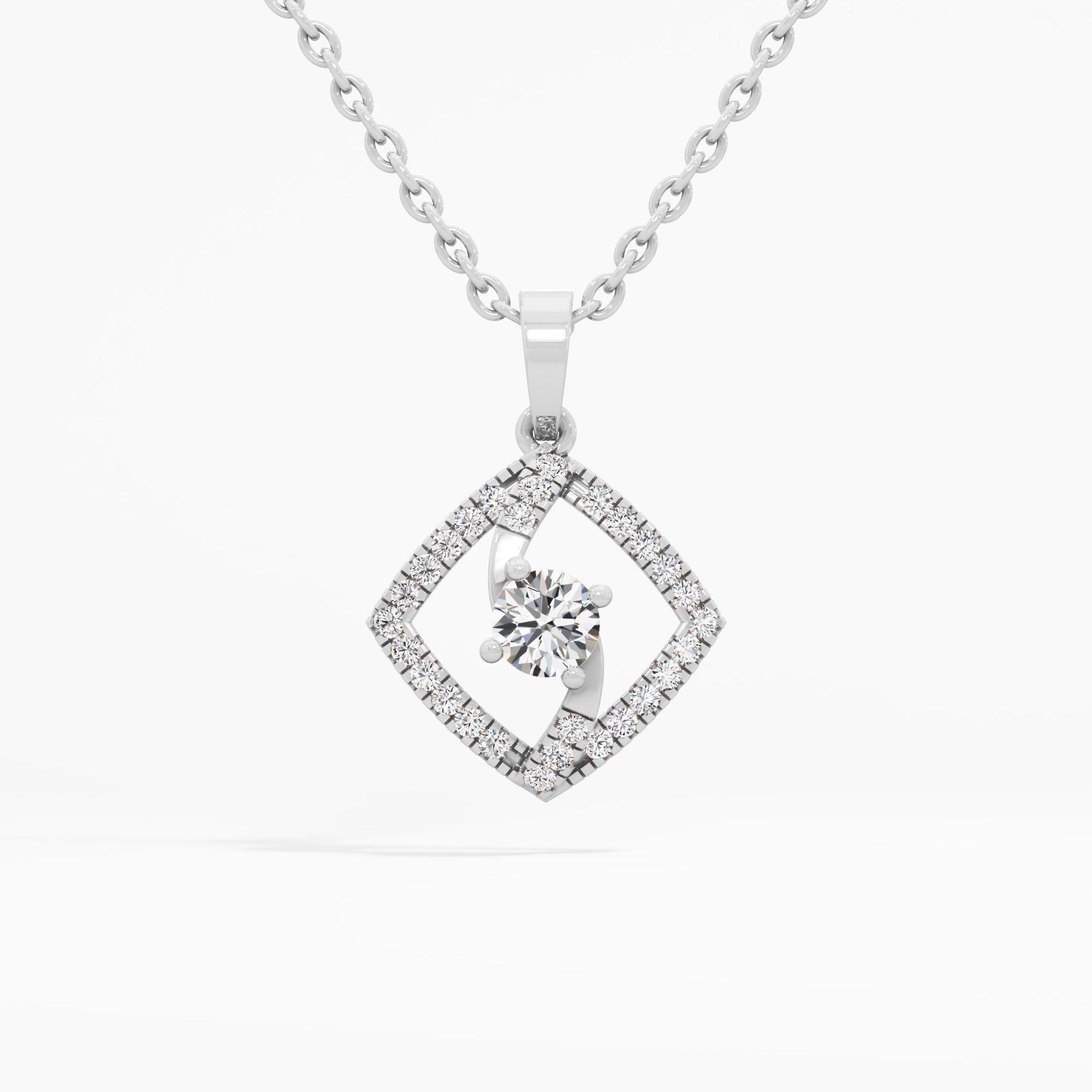 Apex Polaris Solitaire Diamond Pendant