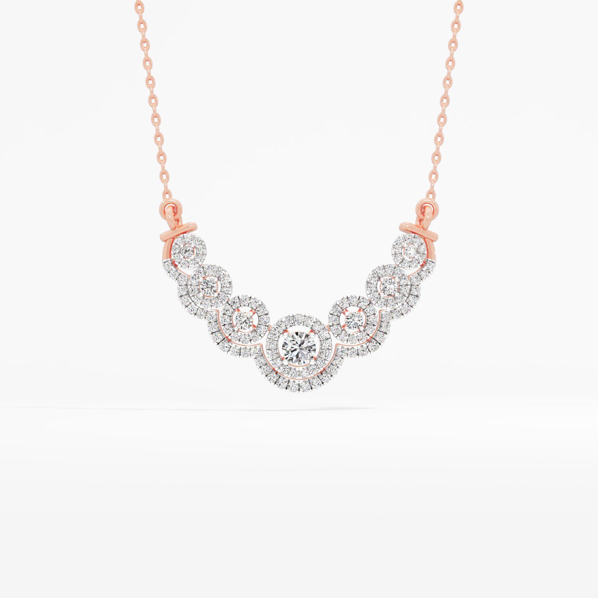 Eternelle Cluster Diamond Pendant