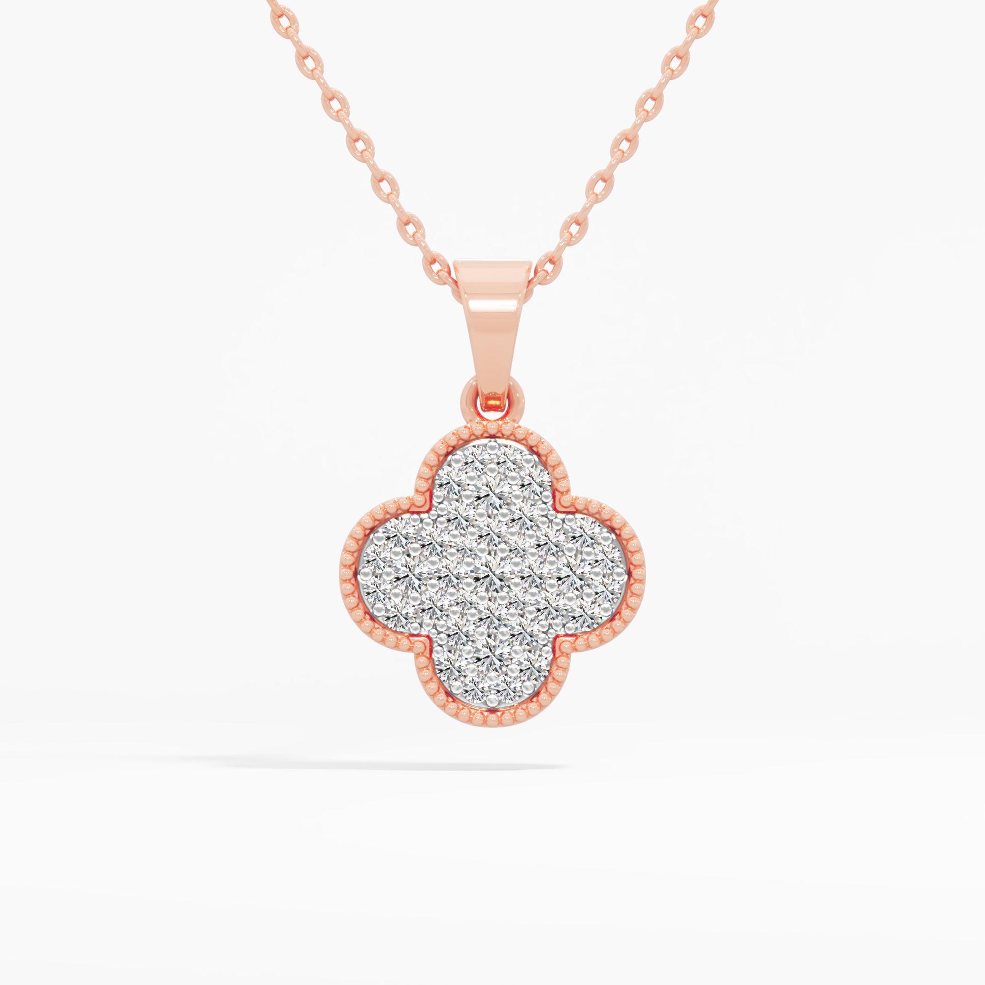 Clover Sparkle Diamond Pendant