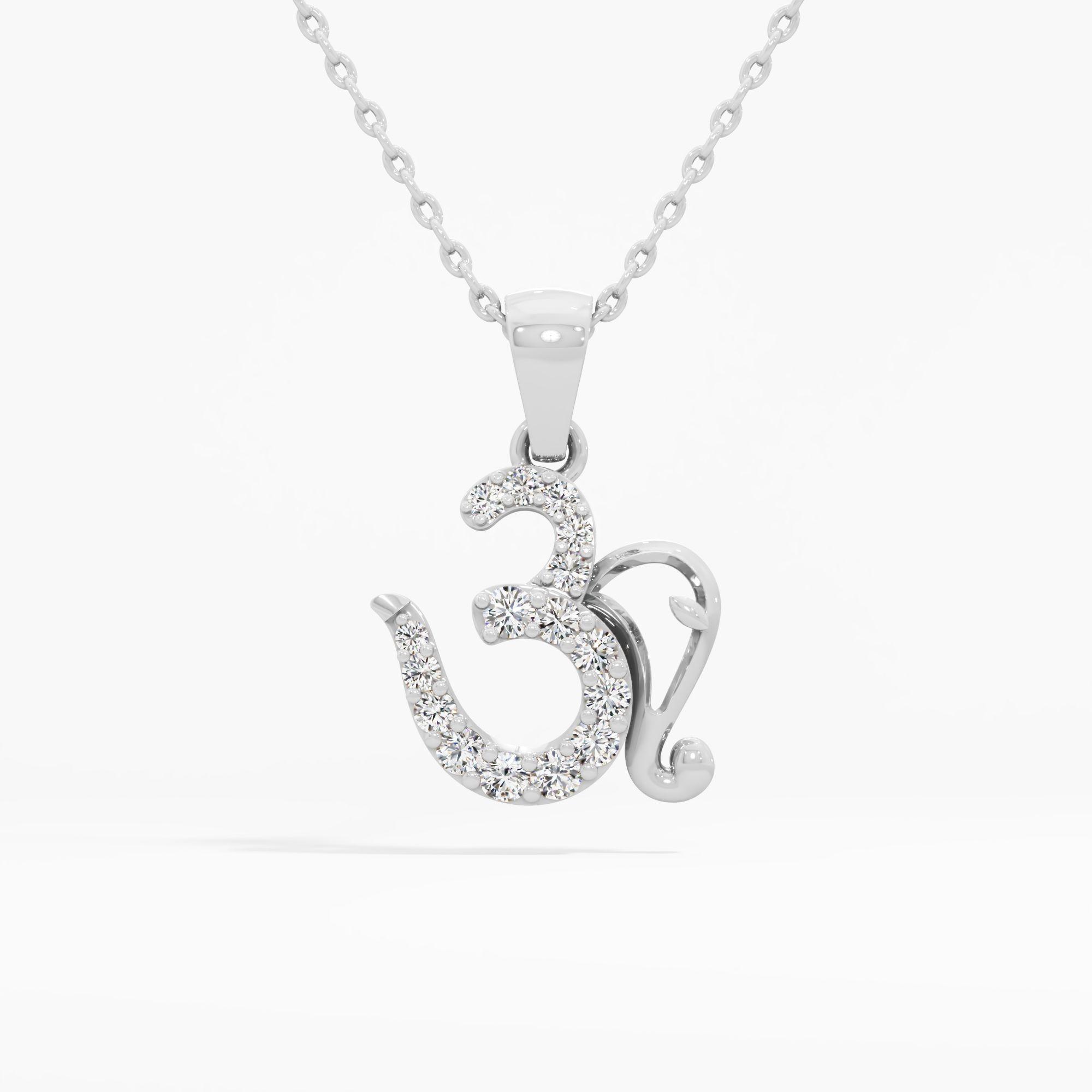 Divine Om Diamond Pendant
