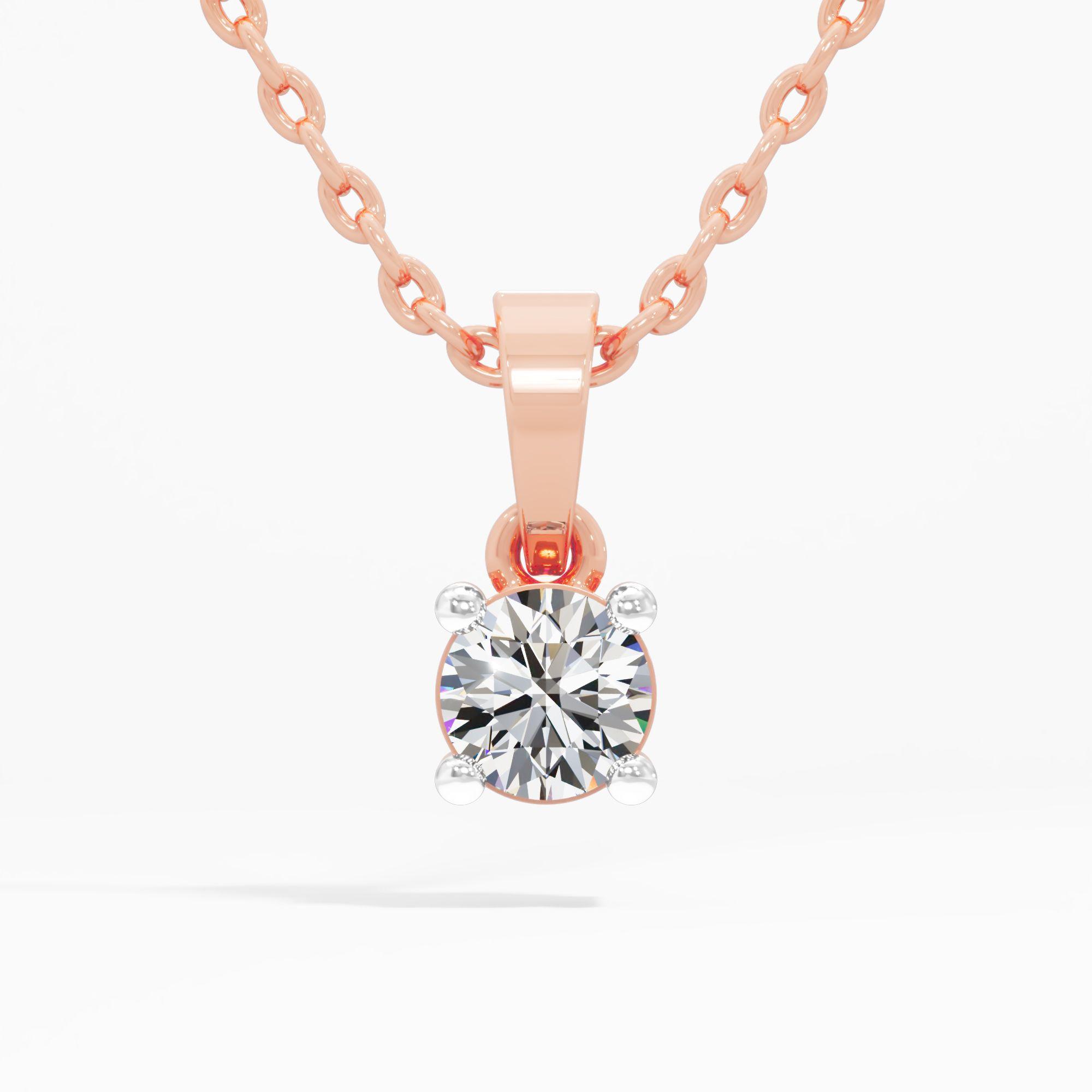 Eternal Glow Solitaire Pendant