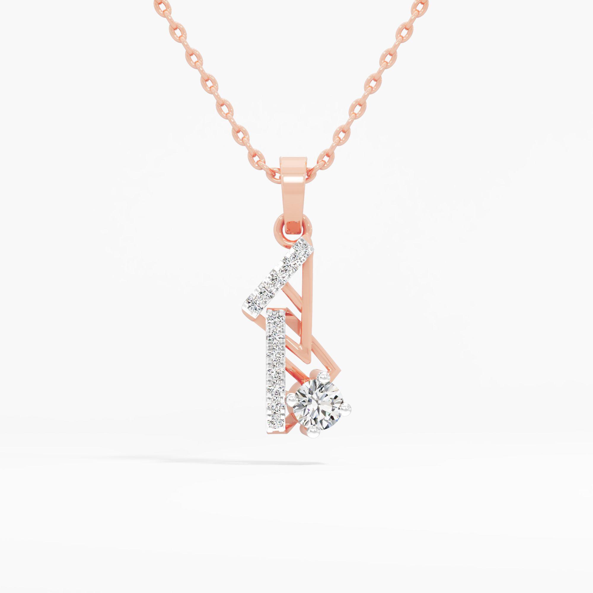 The Truss Solitaire Pendant