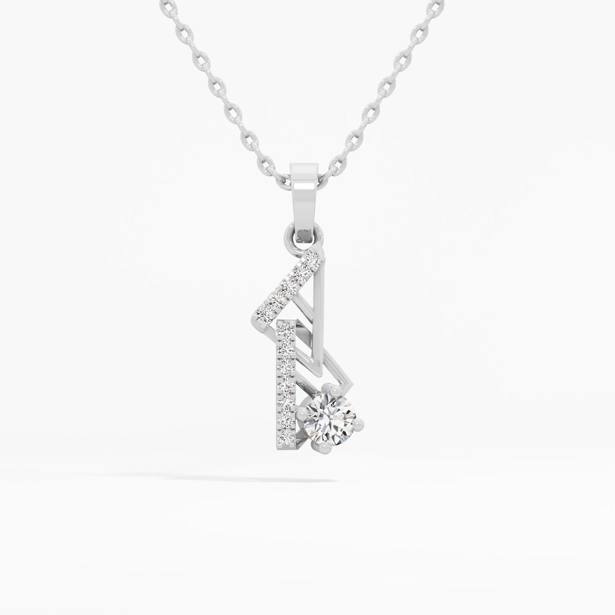 The Truss Solitaire Pendant