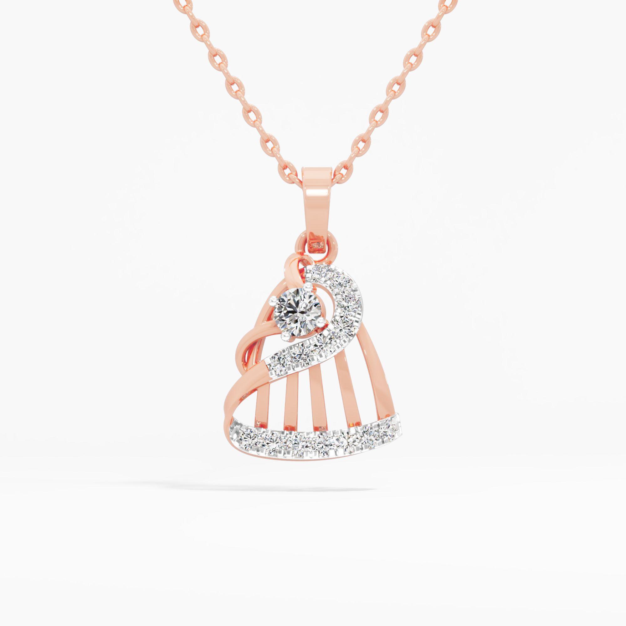 Enliven Crest Diamond Pendant