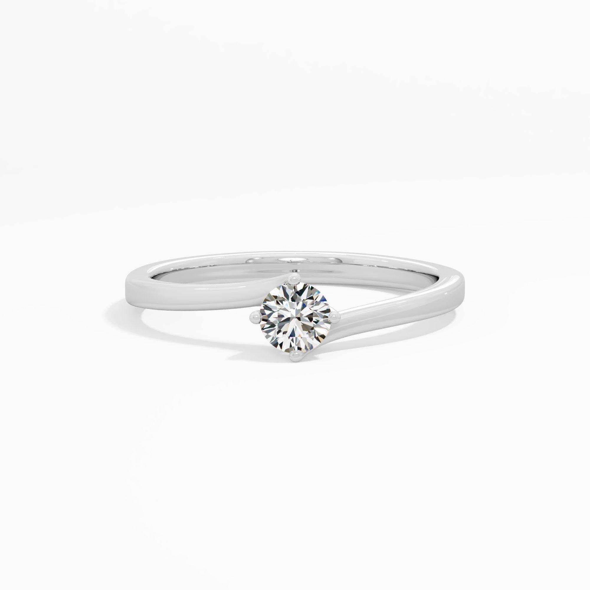 The Pure Solitaire Diamond Ring