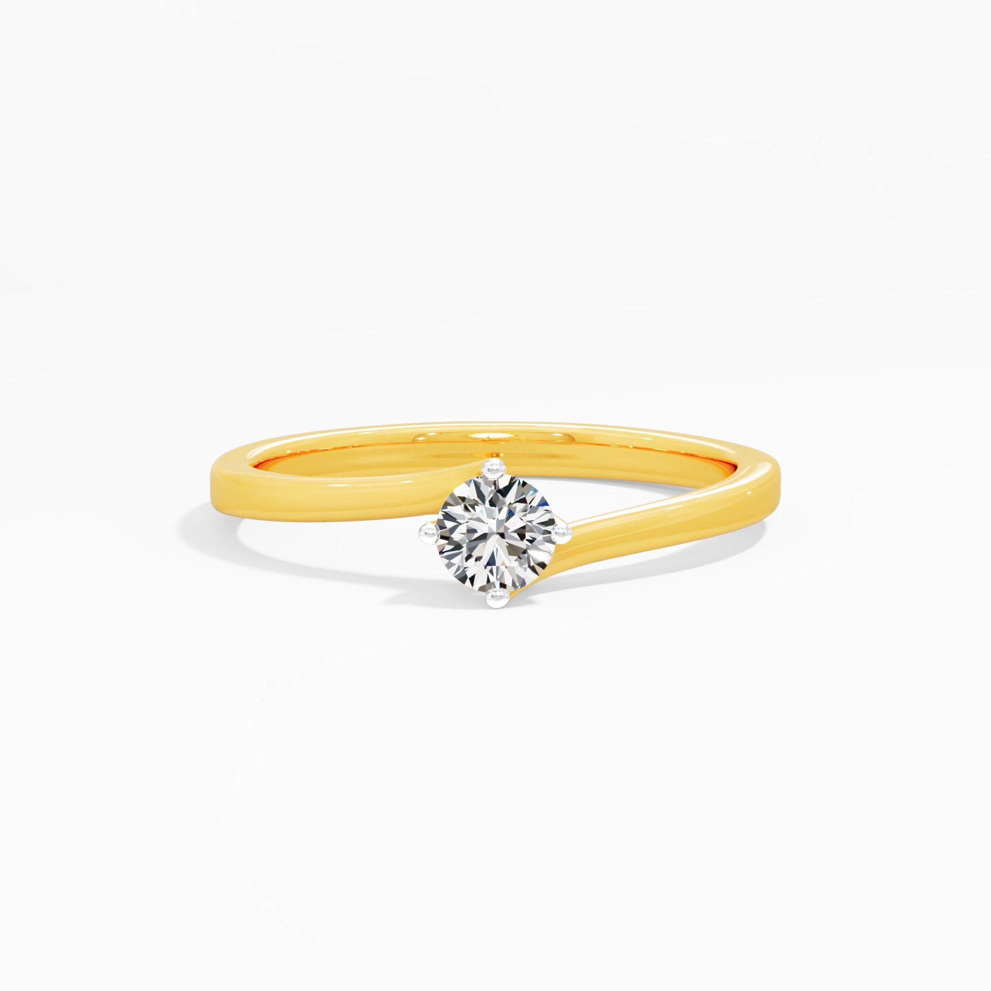 The Pure Solitaire Diamond Ring