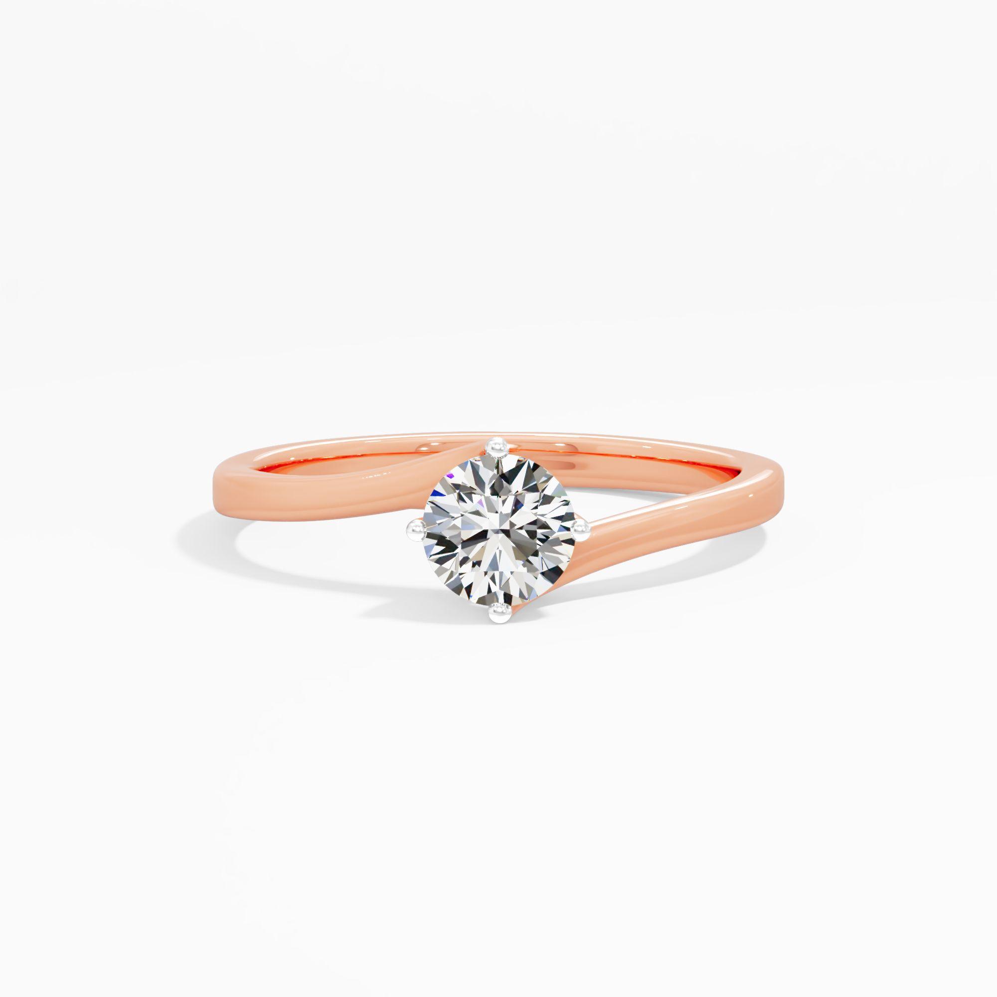 Pure Harmony Solitaire Ring