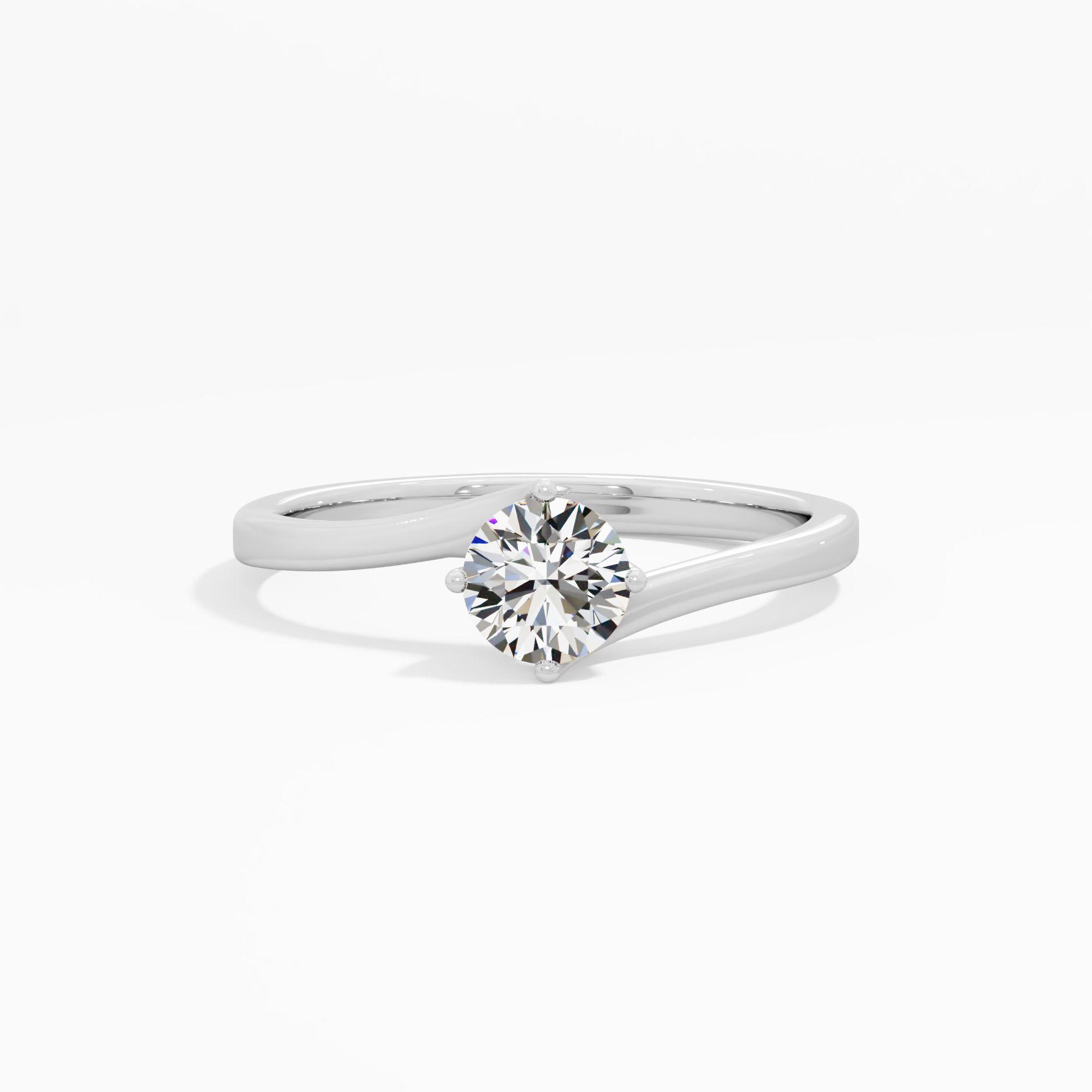 Pure Harmony Solitaire Ring
