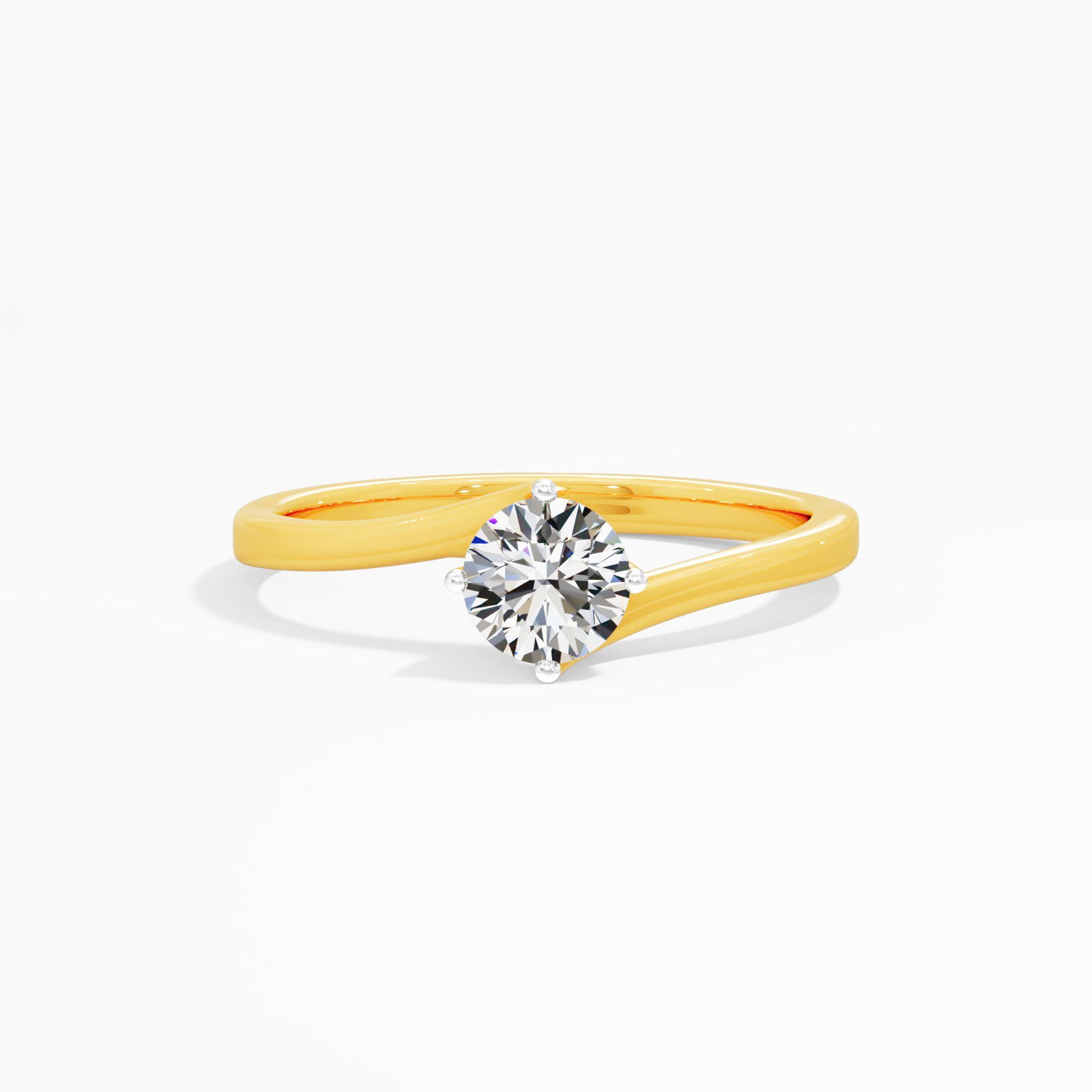 Pure Harmony Solitaire Ring