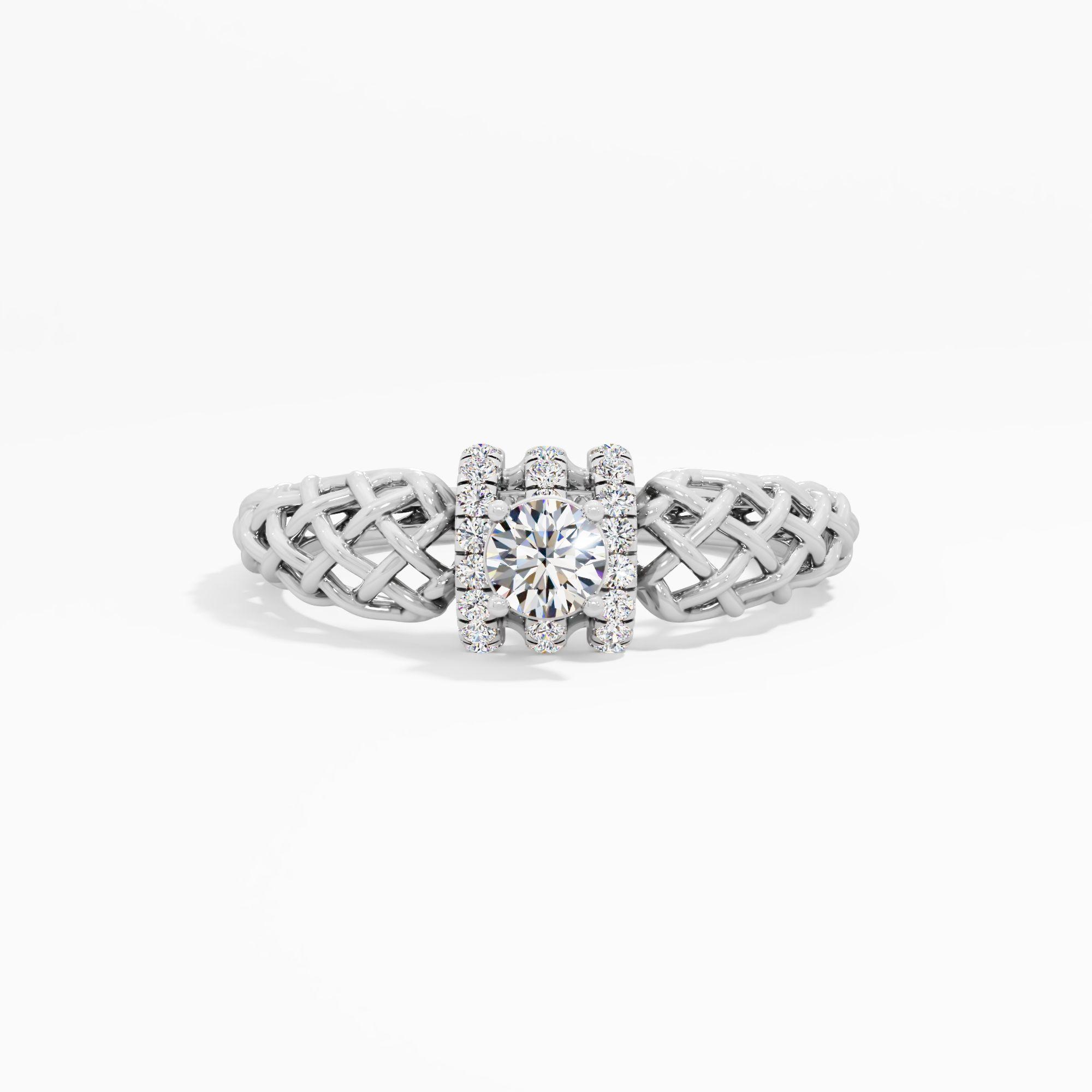 Woven Dreams Round Accents Ring