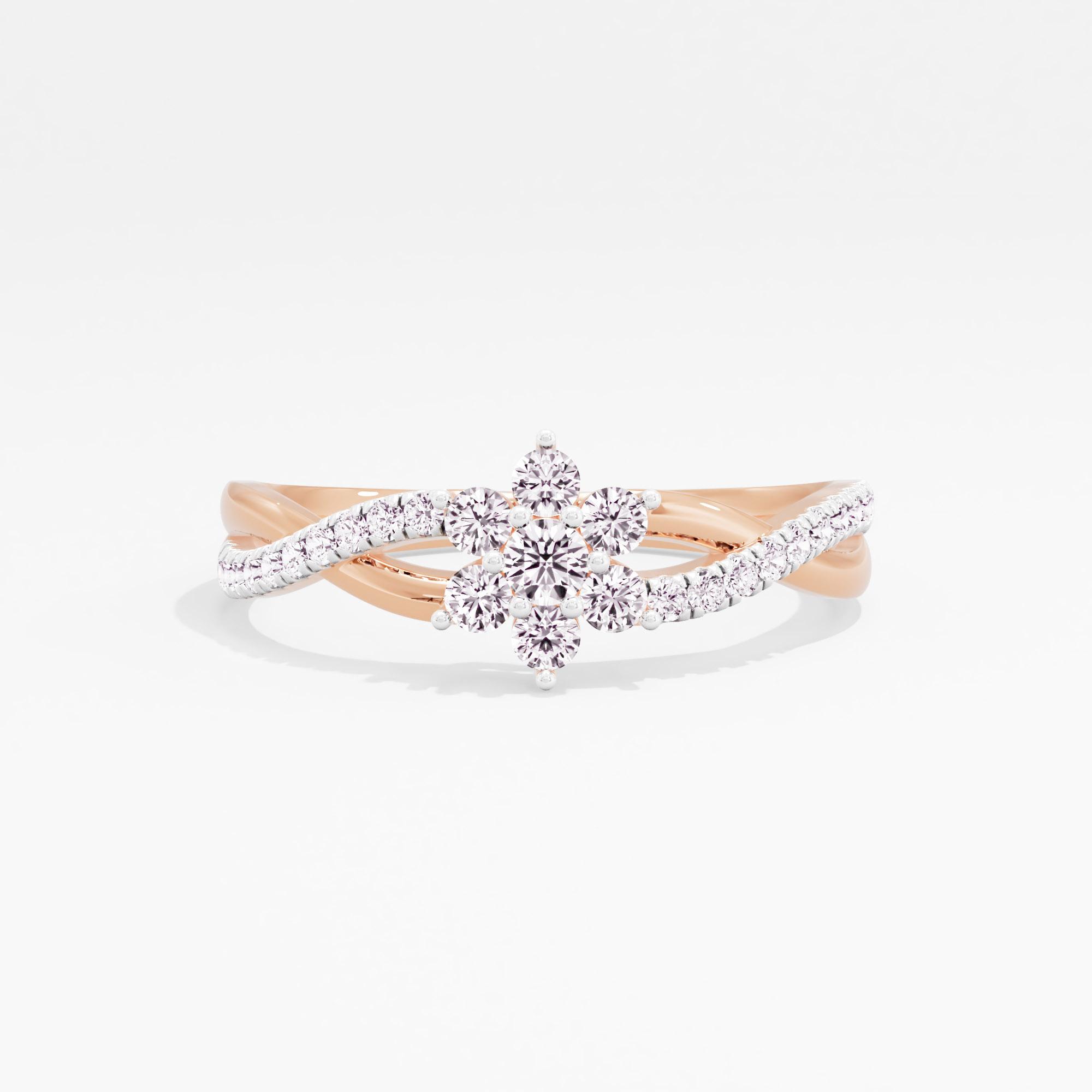Starlight Dance Cluster Ring