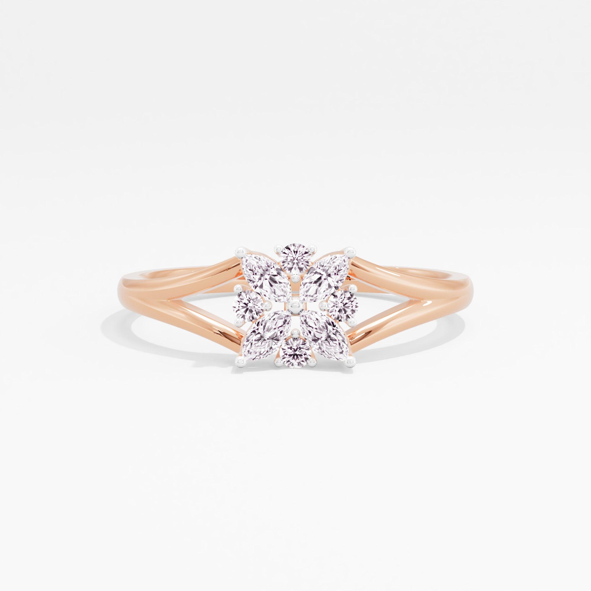 Lunar Lumina Cluster Ring