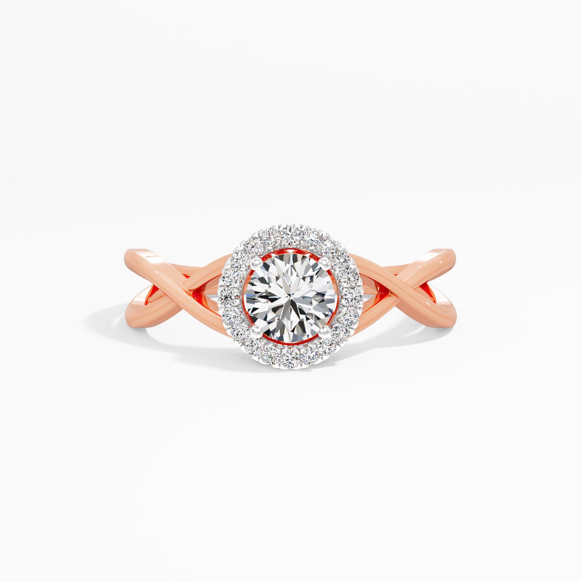 The Eternal Weave Halo Ring