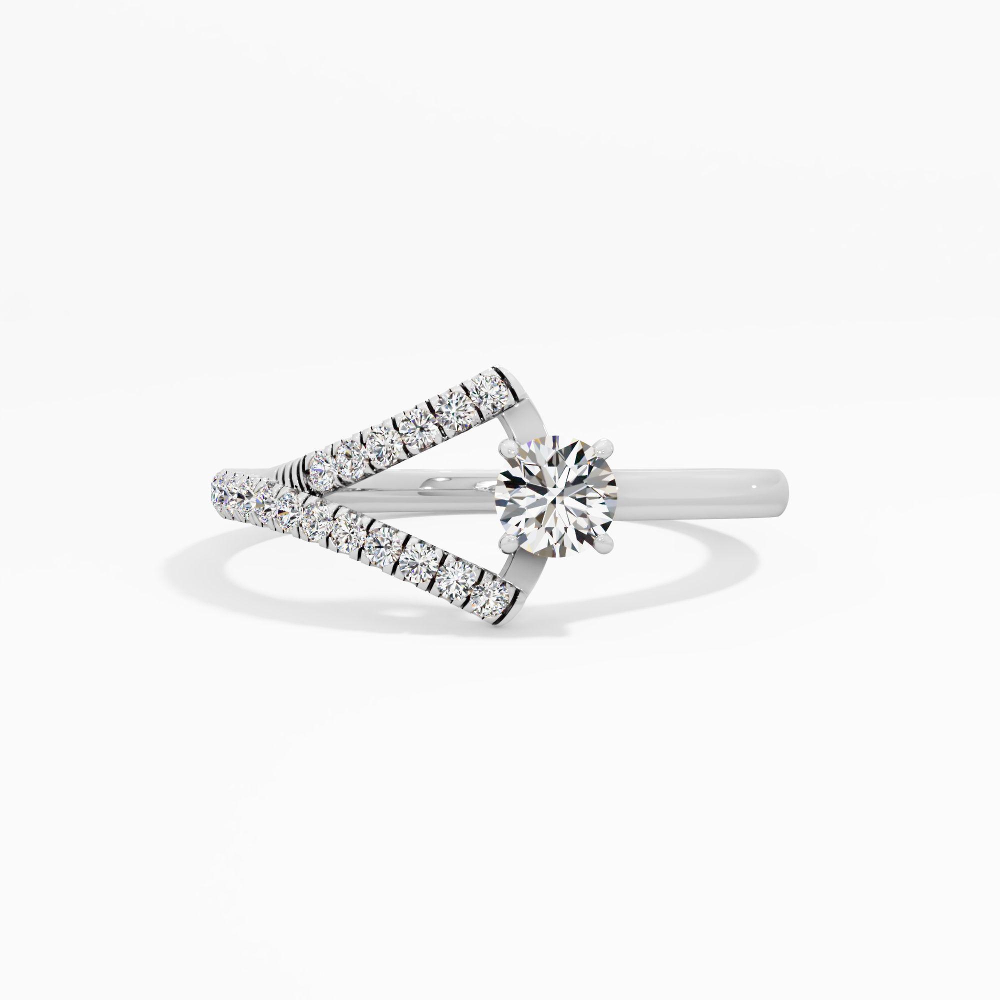 The Vector Solitaire Diamond Ring
