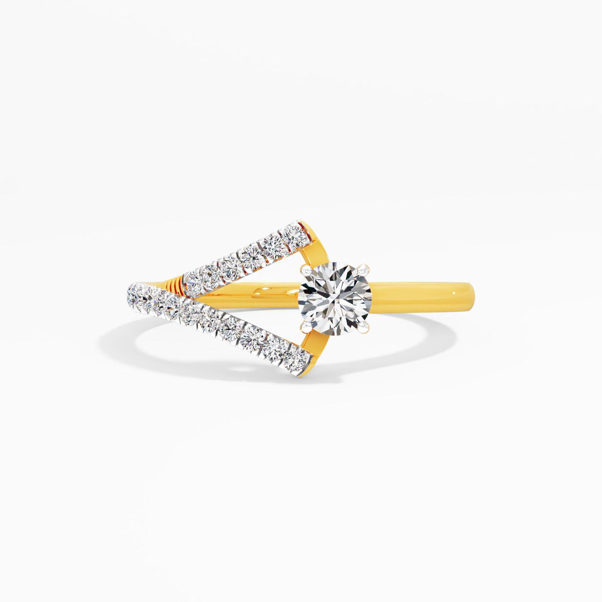The Vector Solitaire Diamond Ring
