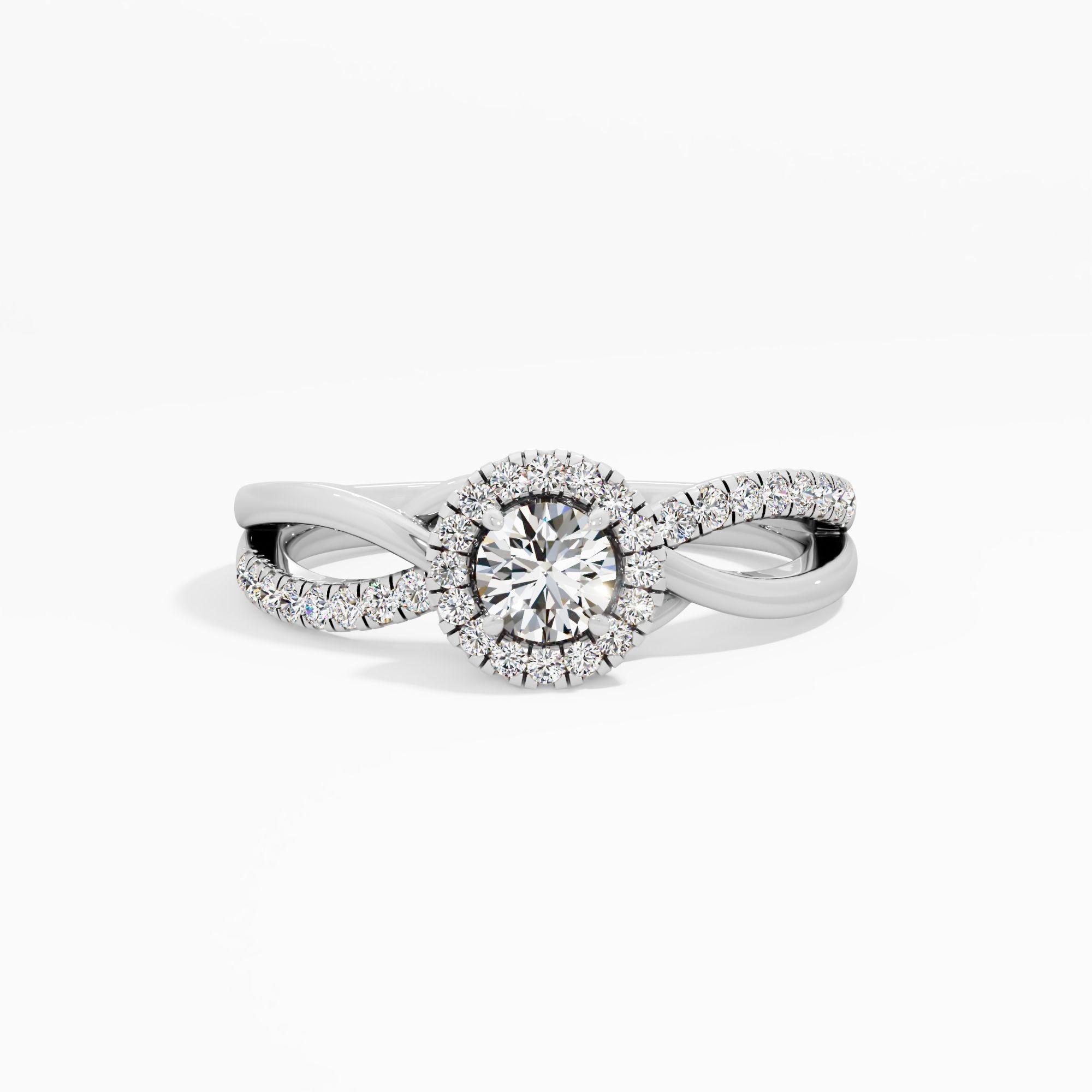 Rolling Wave Diamond Ring