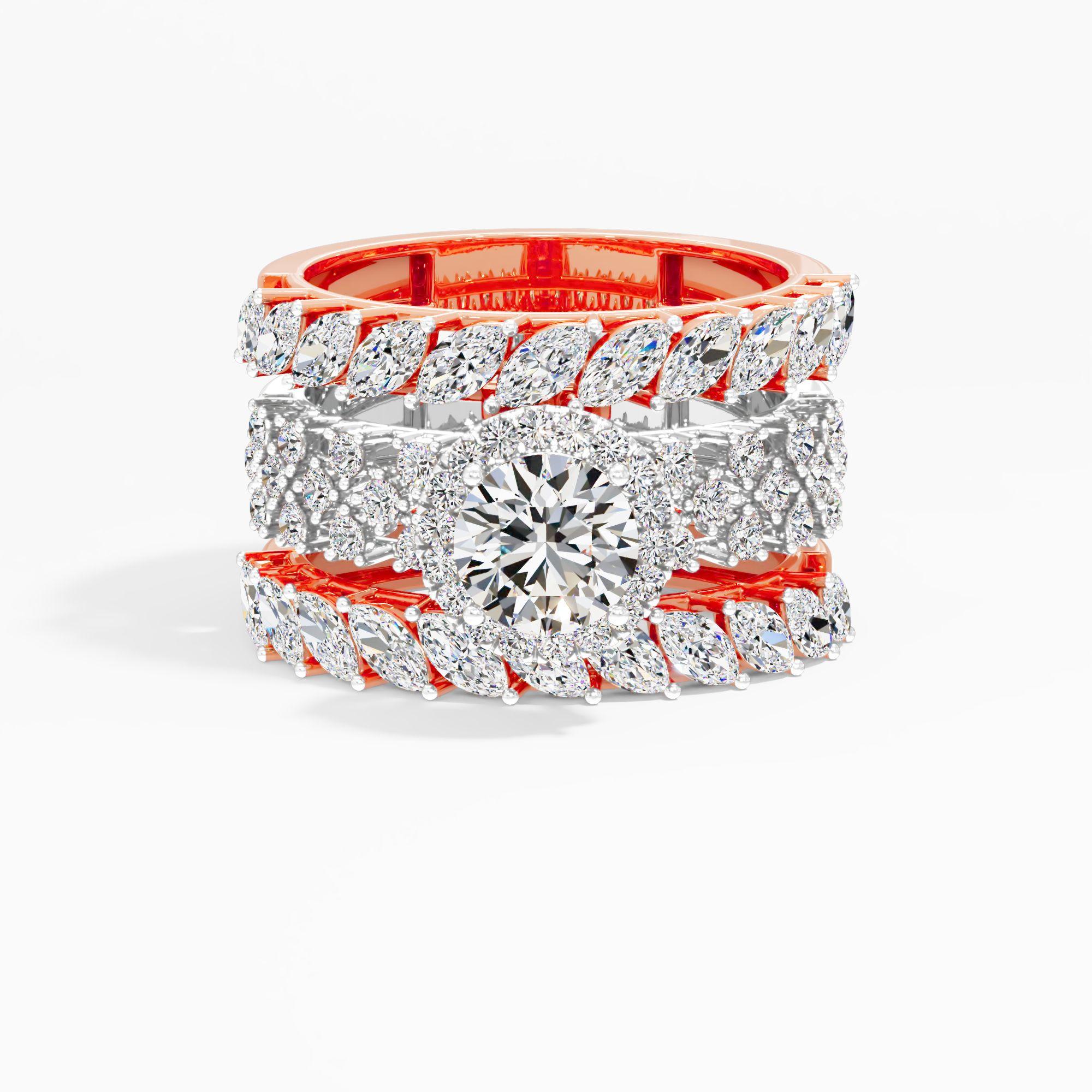 Laurel Wreath Halo Statement Ring
