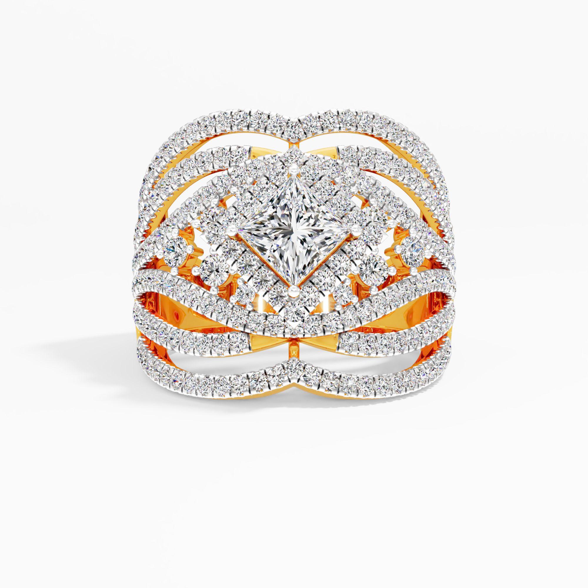 Princess Crown Arch Ring