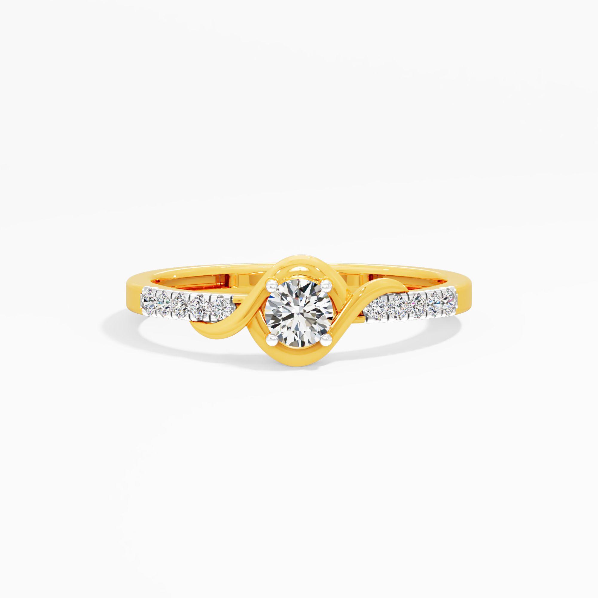 Eternal Twist Solitaire Diamond Ring