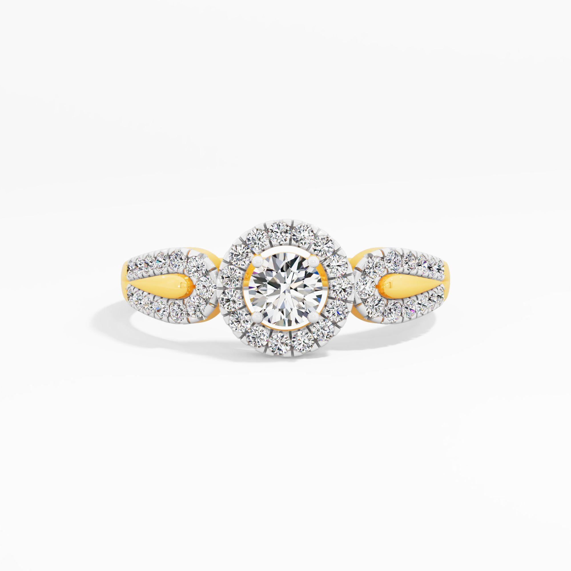 Embrace Double Halo Ring
