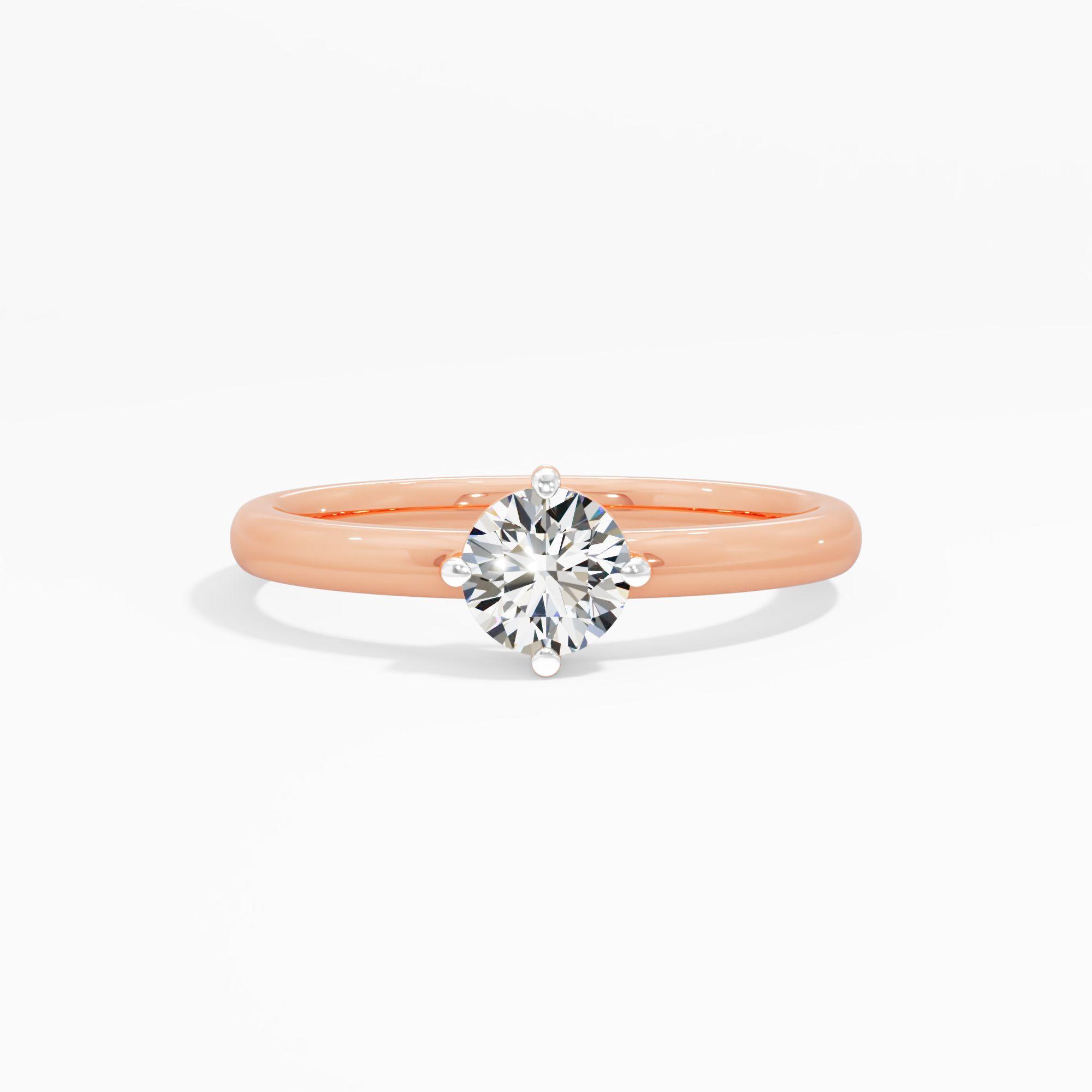 Petite Harmony Solitaire Ring