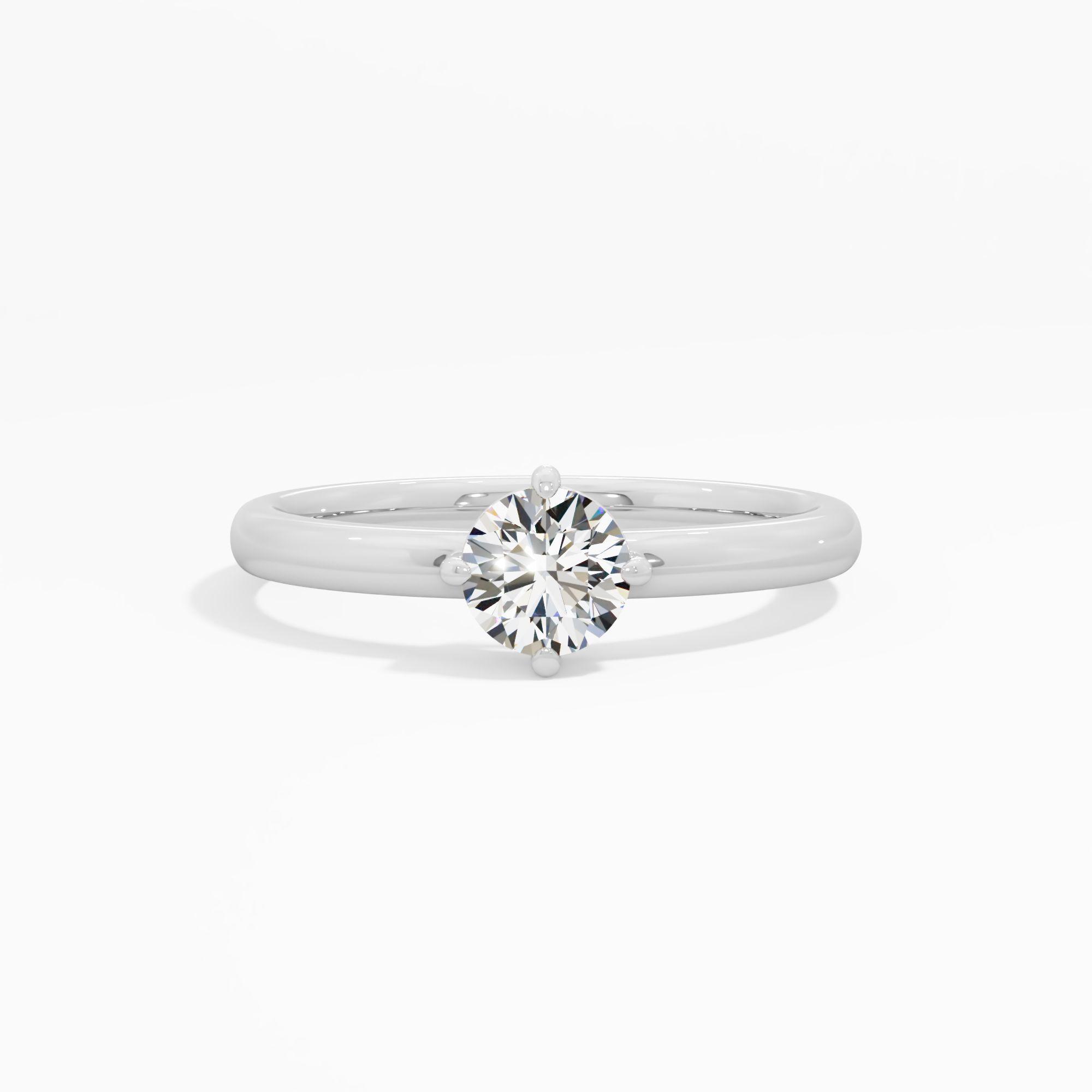 Petite Harmony Solitaire Ring