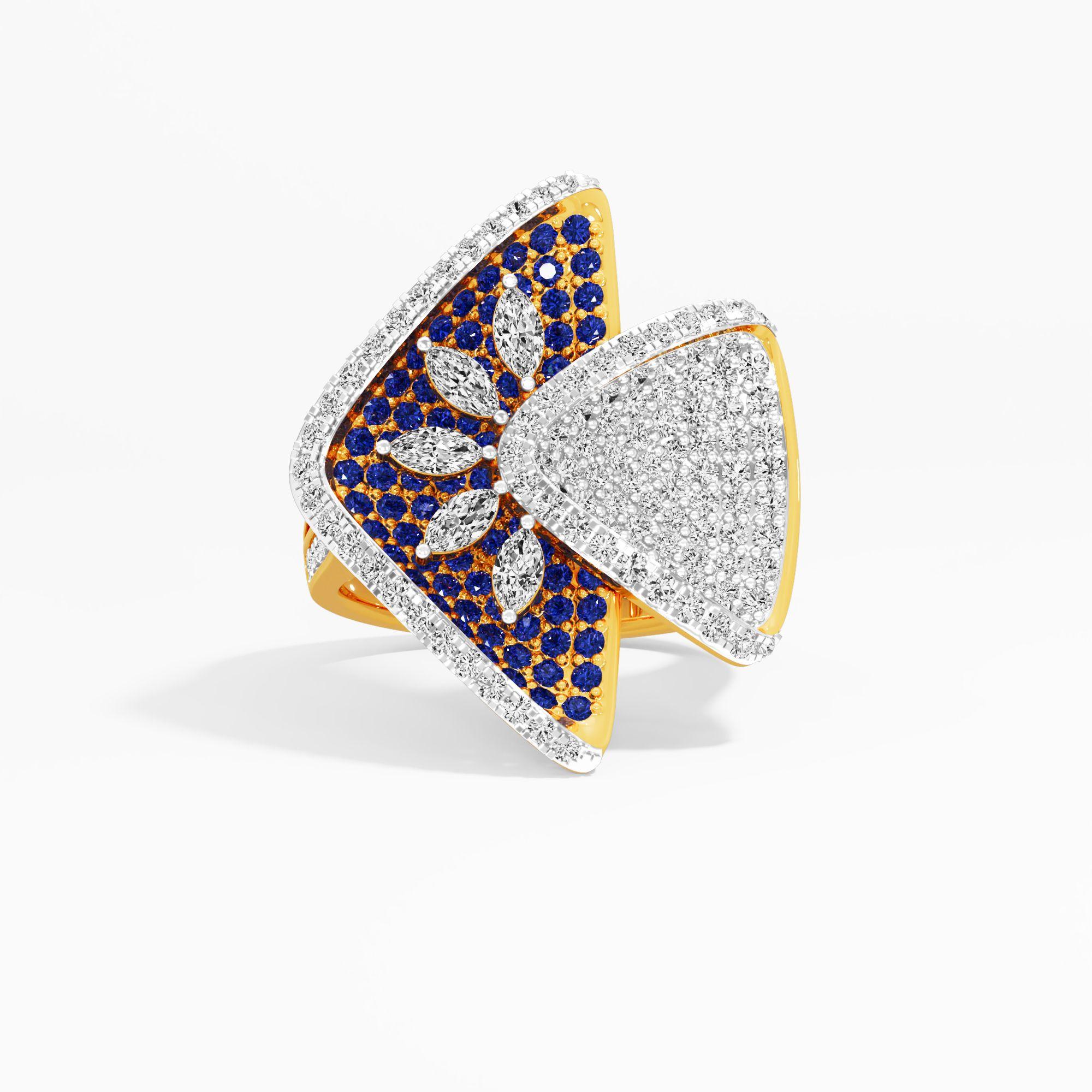 Midnight Dreams Cocktail Ring