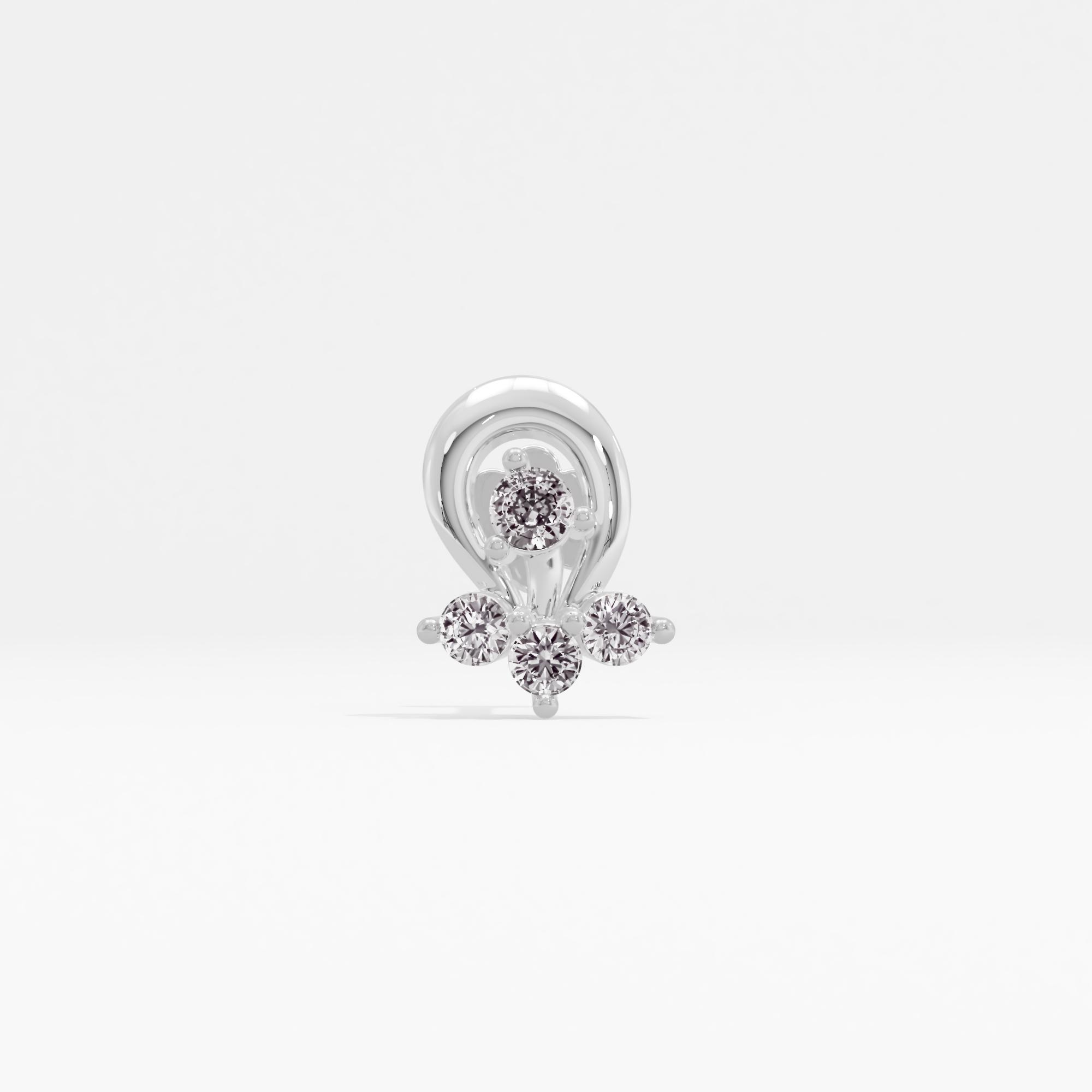 Butterfly Bloom Cluster Nose Pin