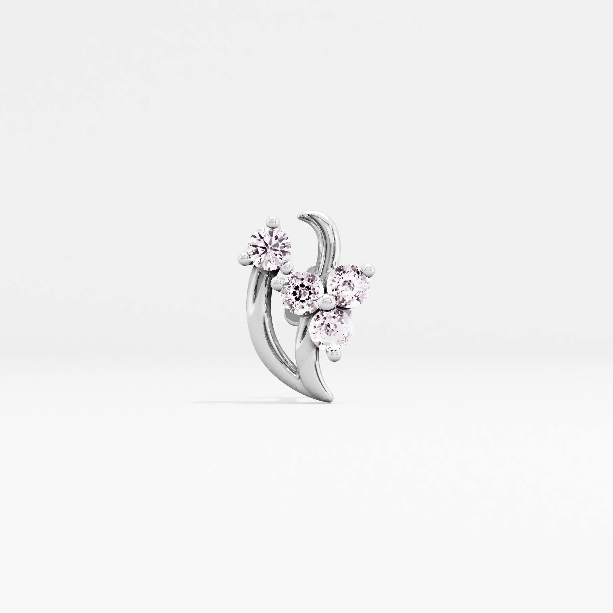 Charismatic Magnet Cluster Nose Pin