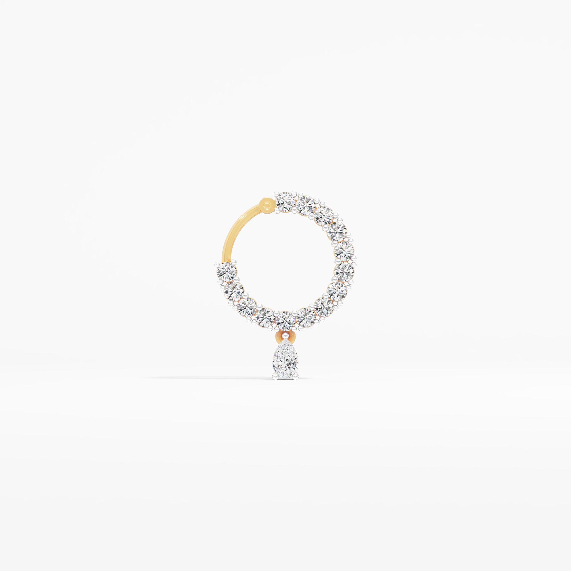 Halo Cluster Drop Nosepin