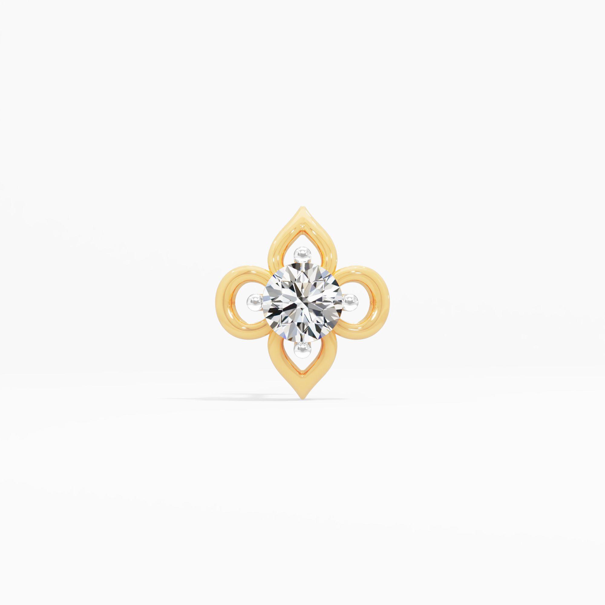 Solitary Bloom Nose Pin