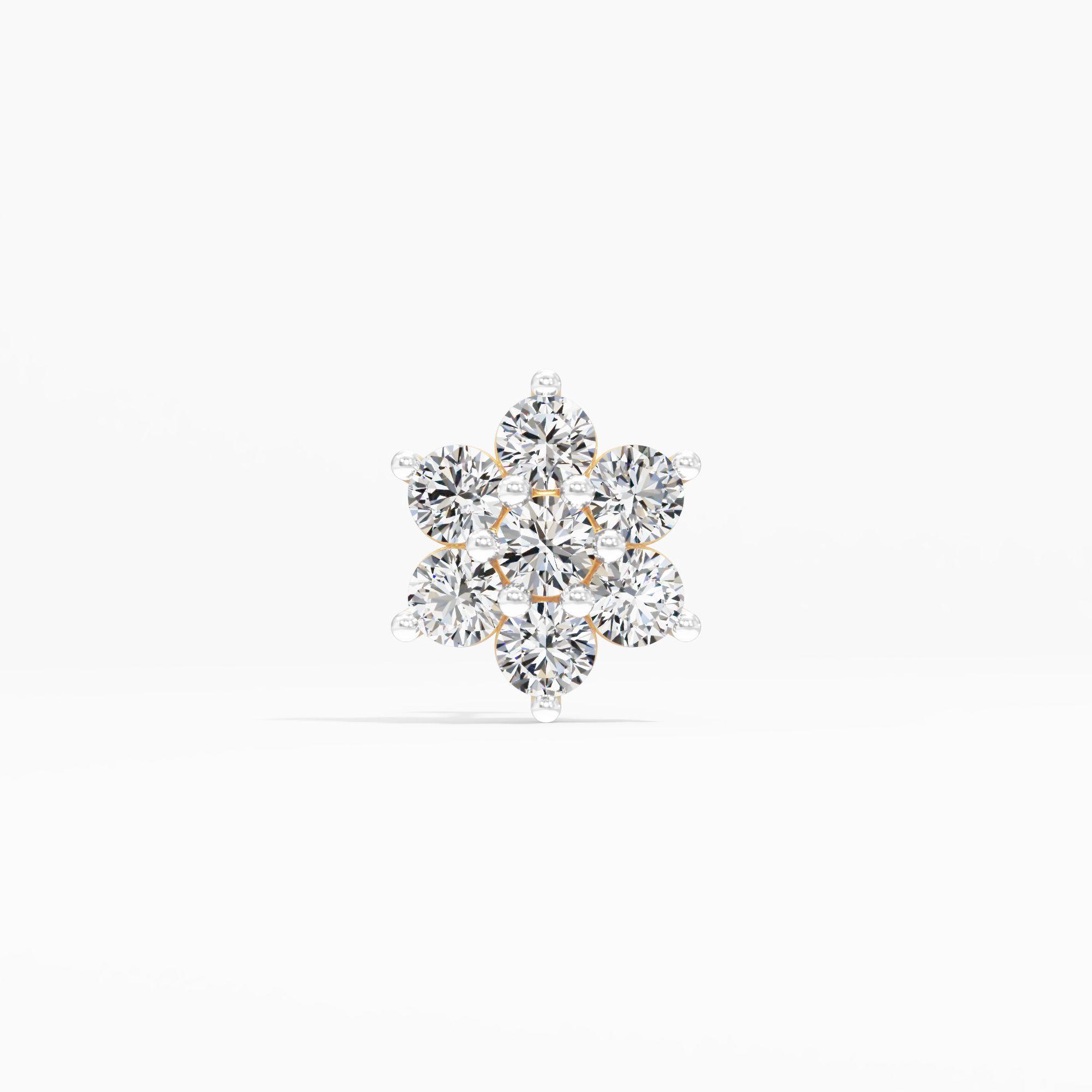 The Diamond Rosette Nosepin