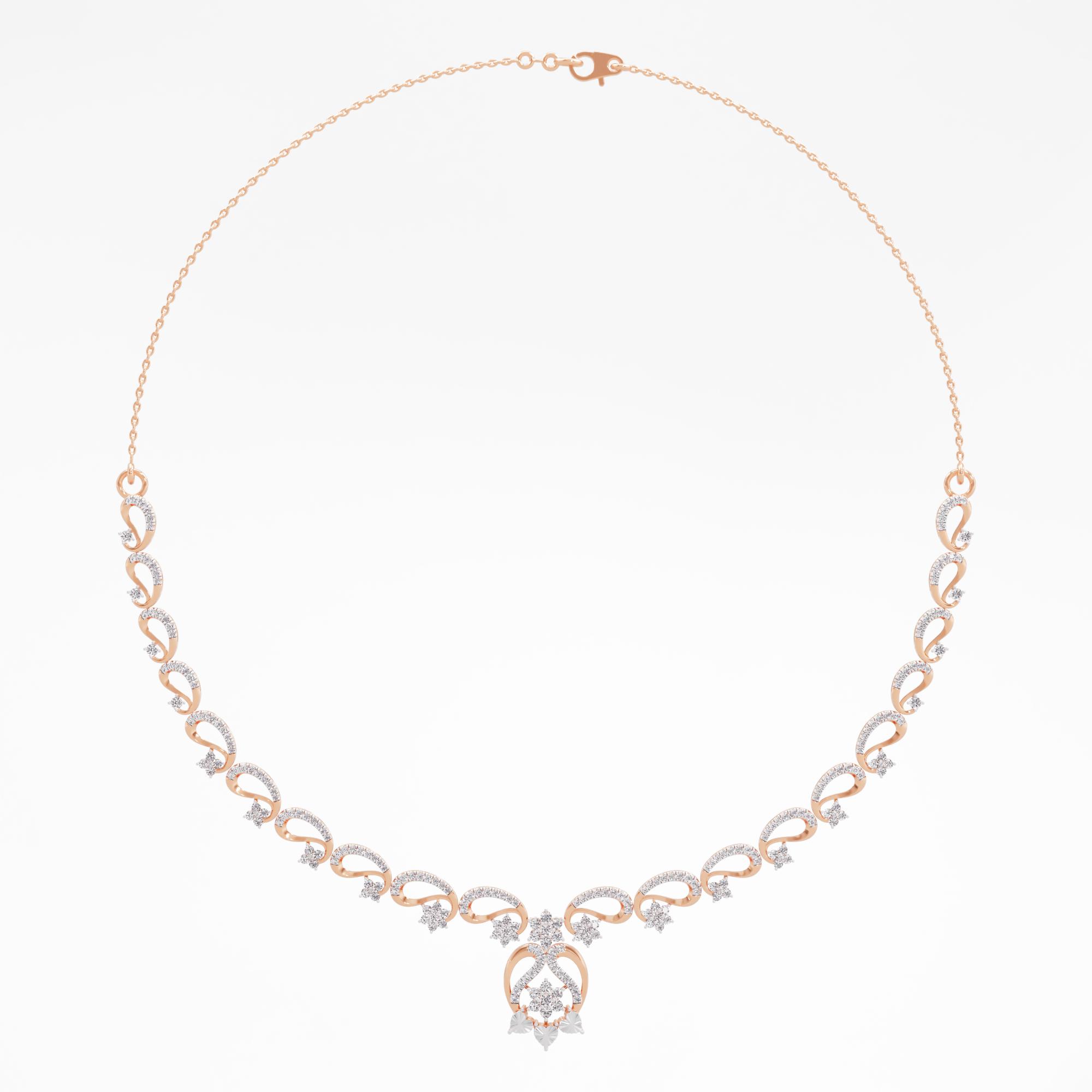 Everlight Stars 7 Stone Cluster Necklace
