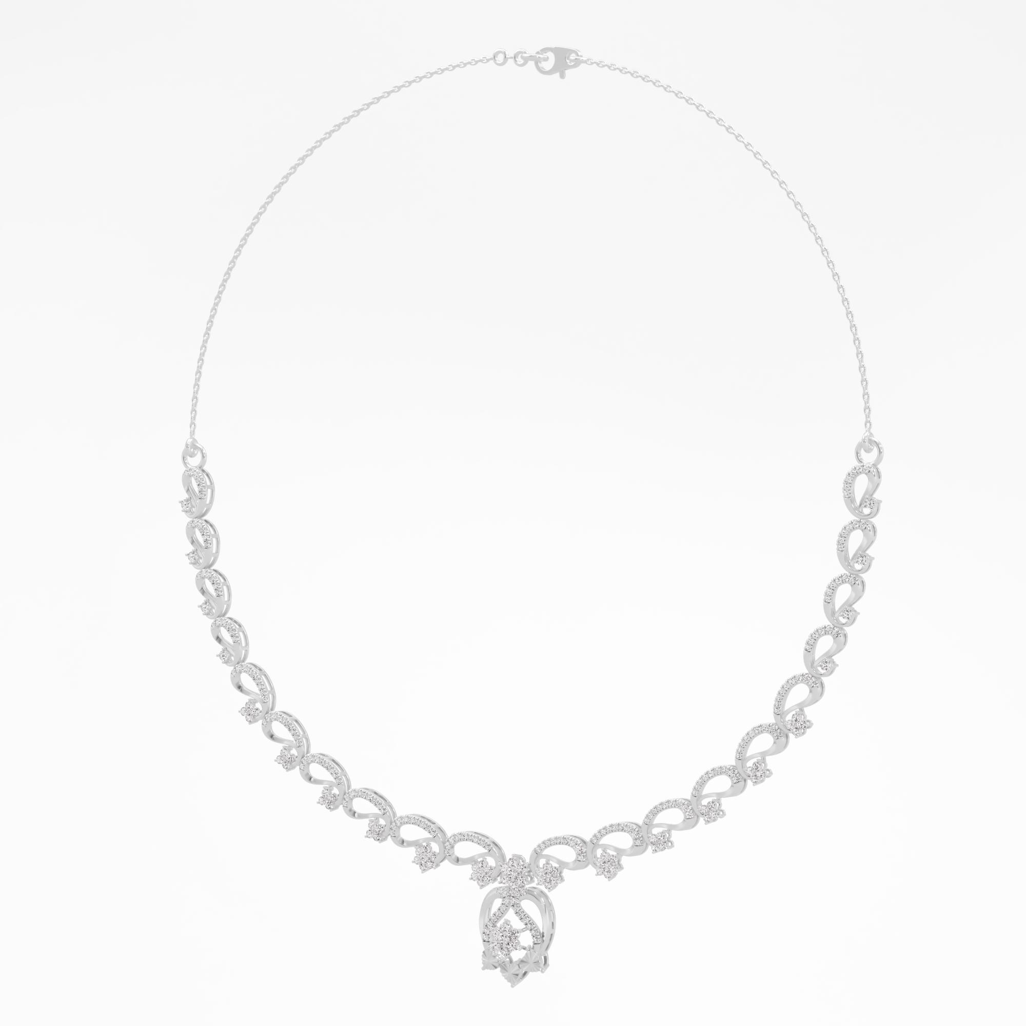 Everlight Stars 7 Stone Cluster Necklace