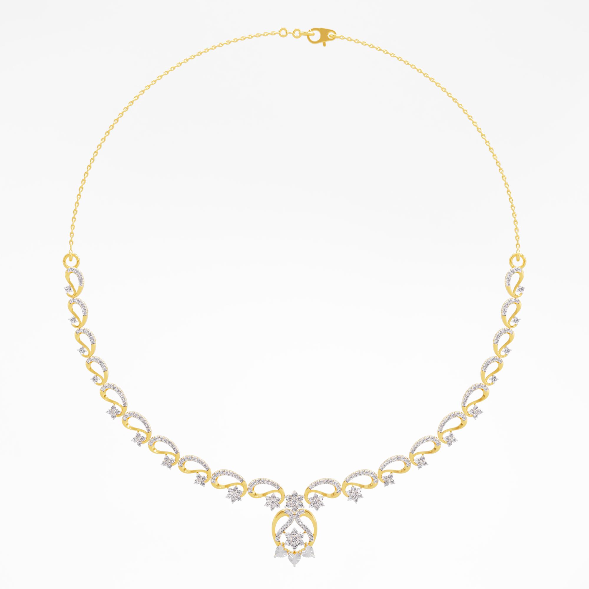 Everlight Stars 7 Stone Cluster Necklace