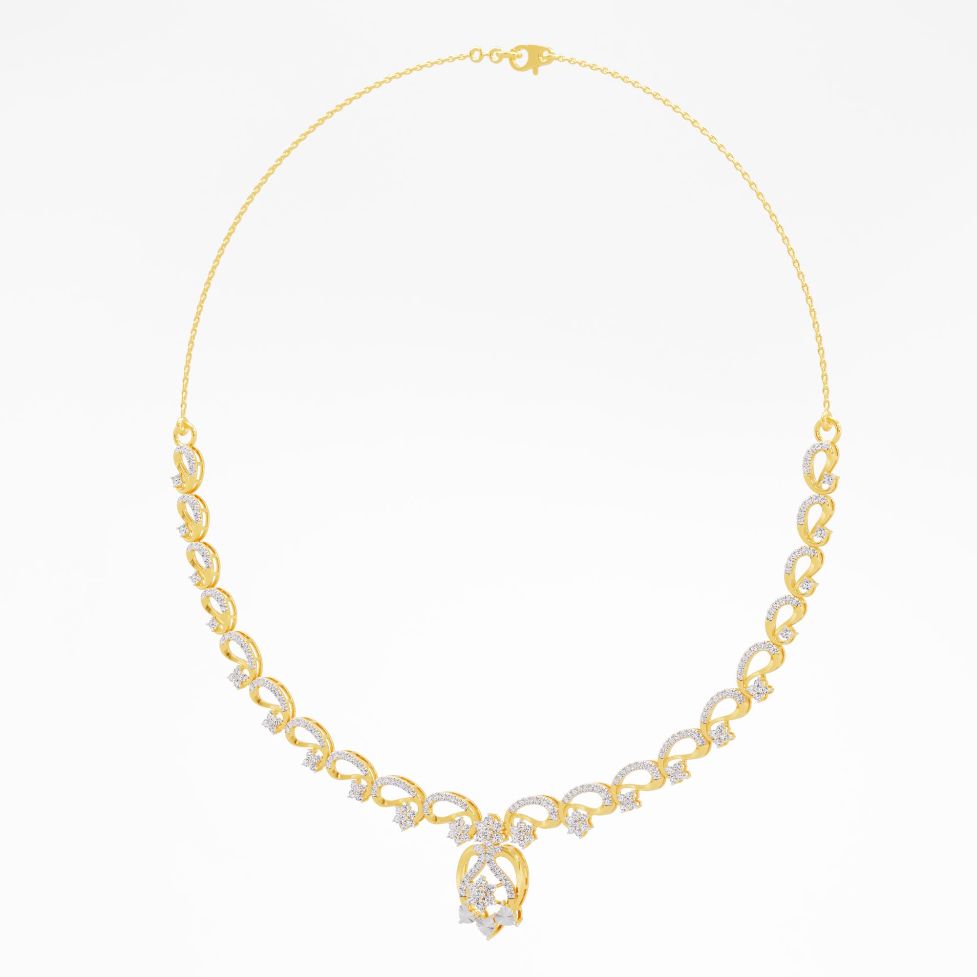 Everlight Stars 7 Stone Cluster Necklace